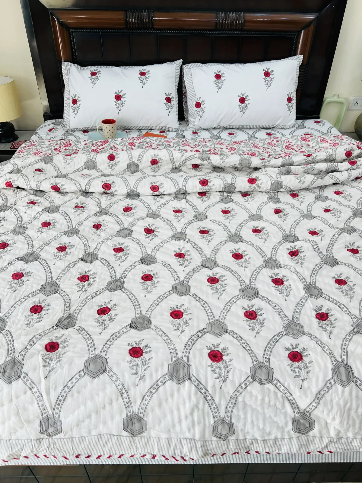 jaipur handblock bedding set