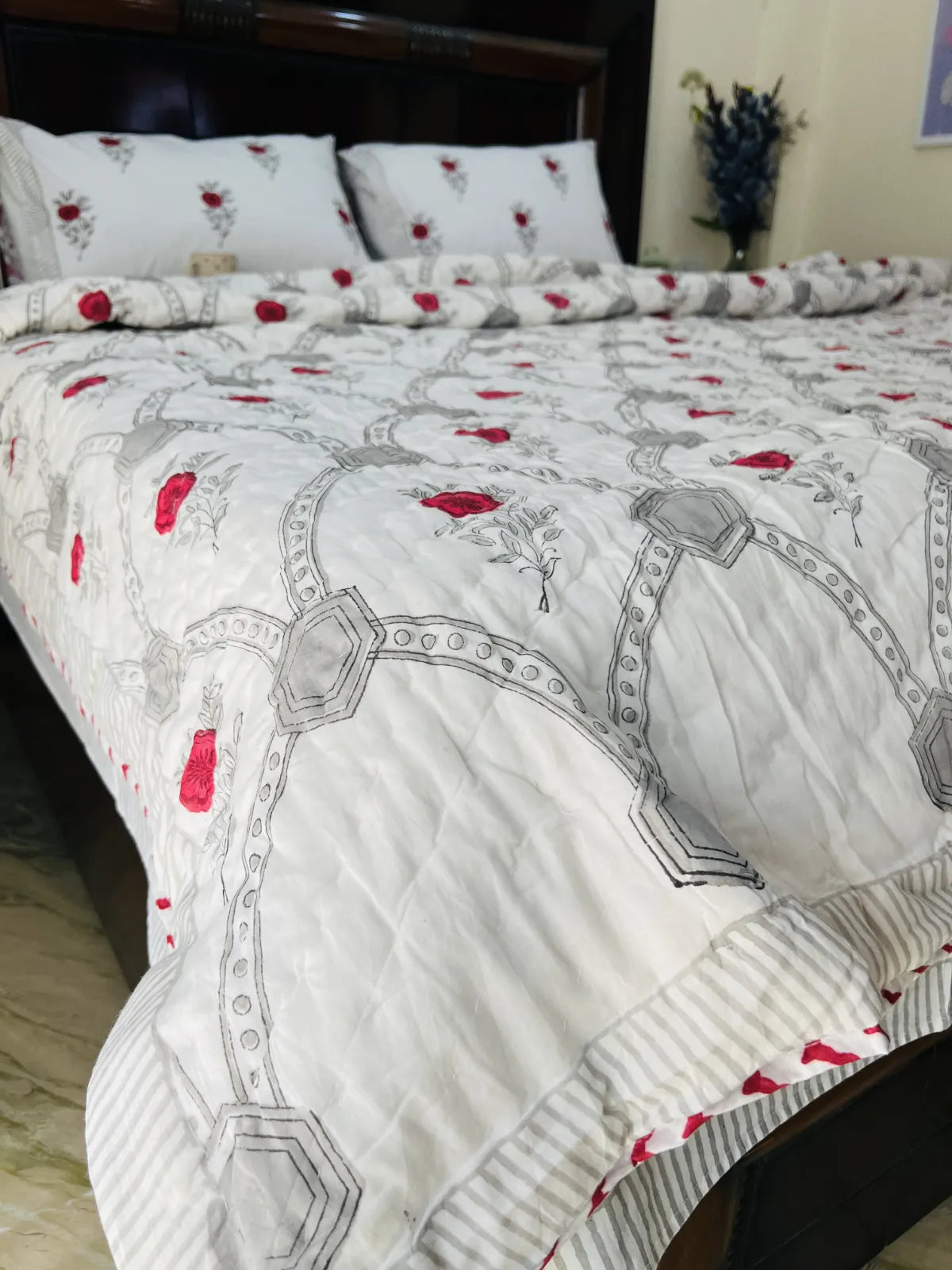 jaipur handblock bedding set