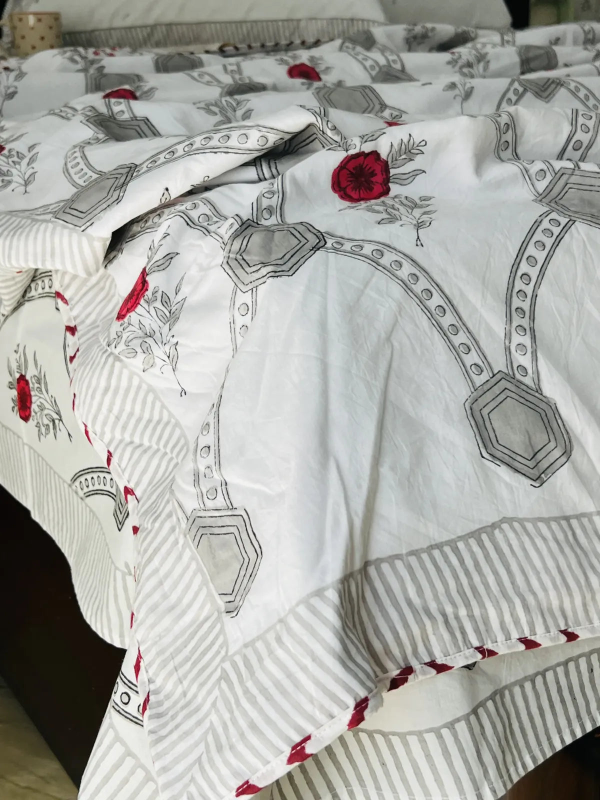 jaipuri dohar floral print