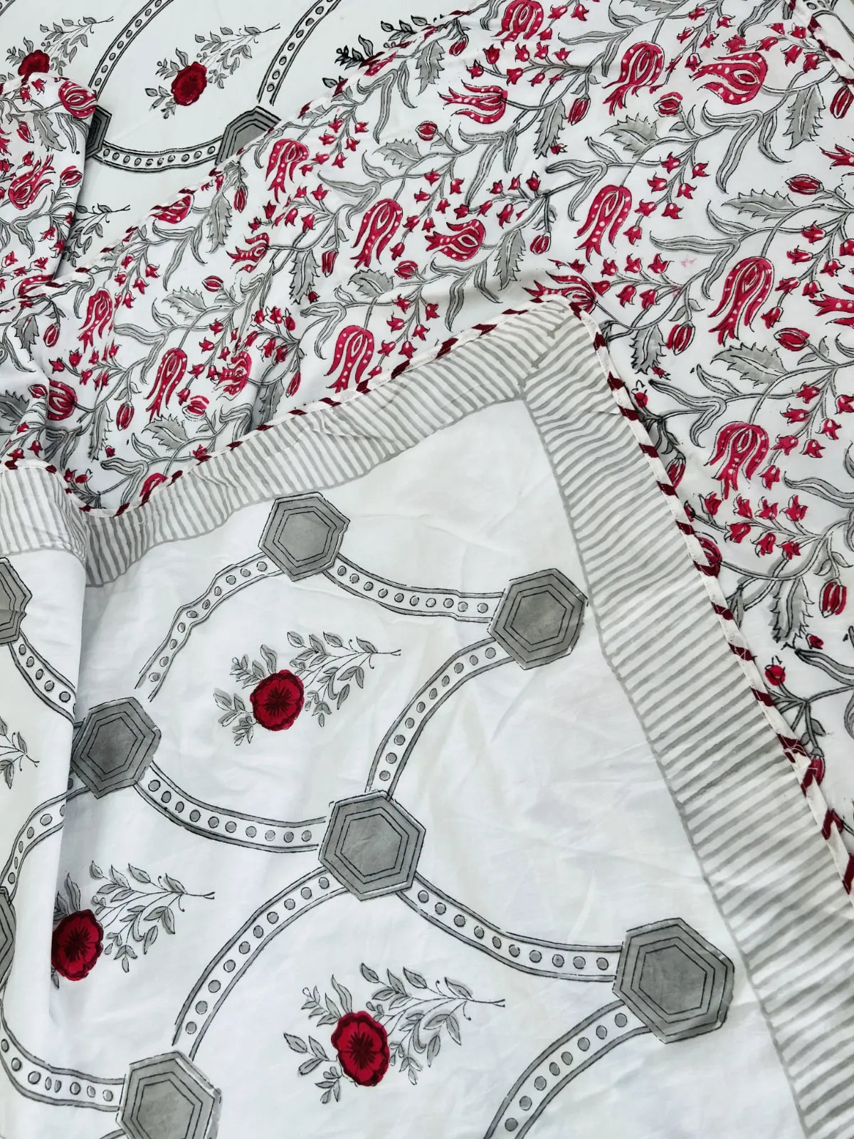 jaipuri dohar floral print