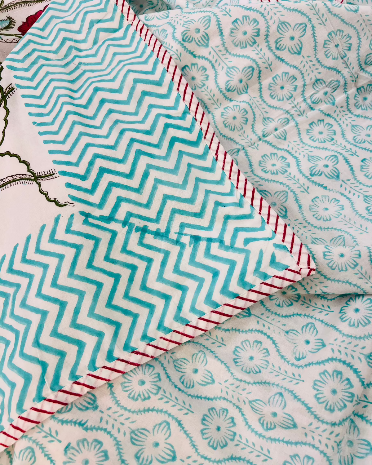 jaipuri dohar floral print