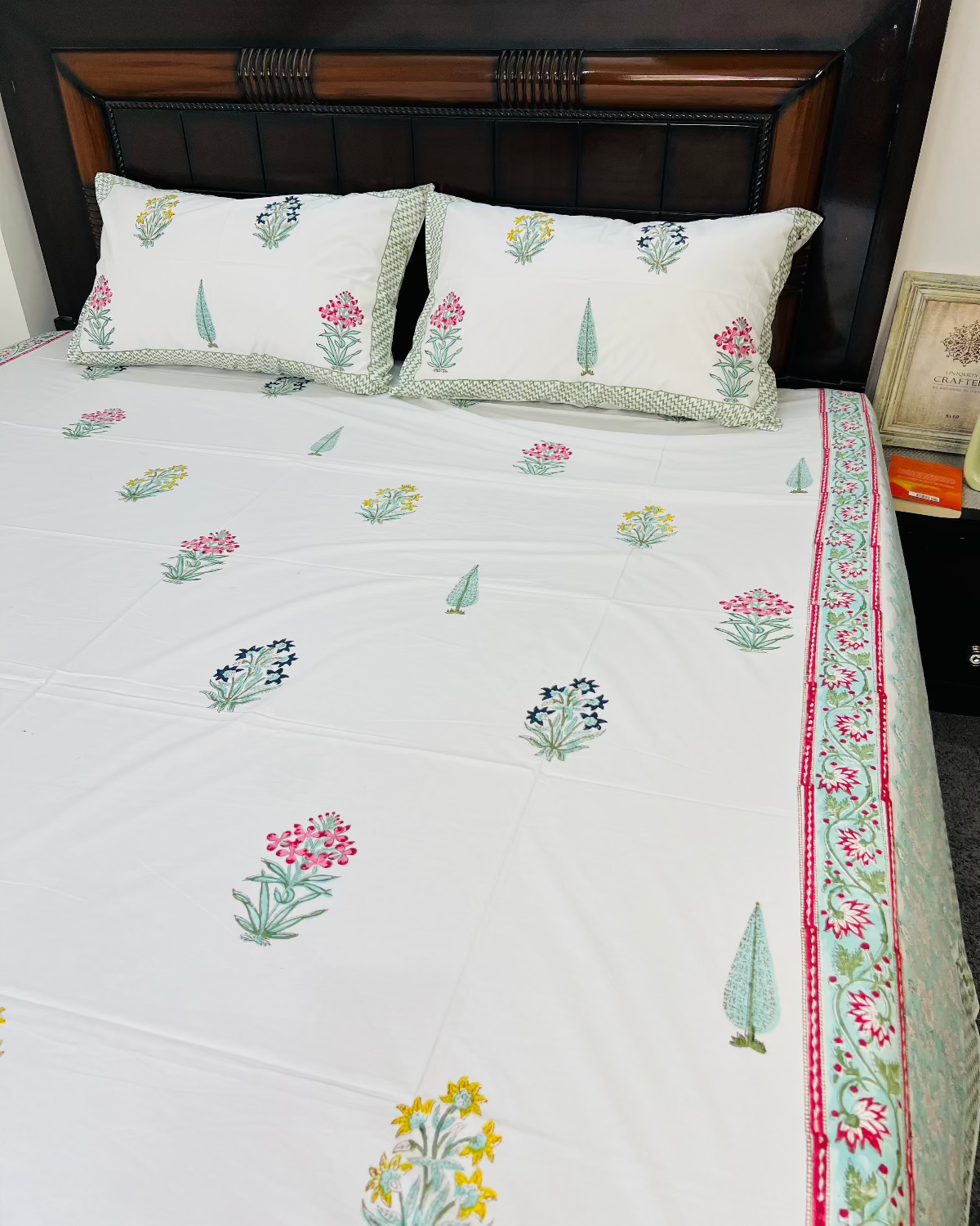 Bagh-Bahar Cotton Bedsheet Set