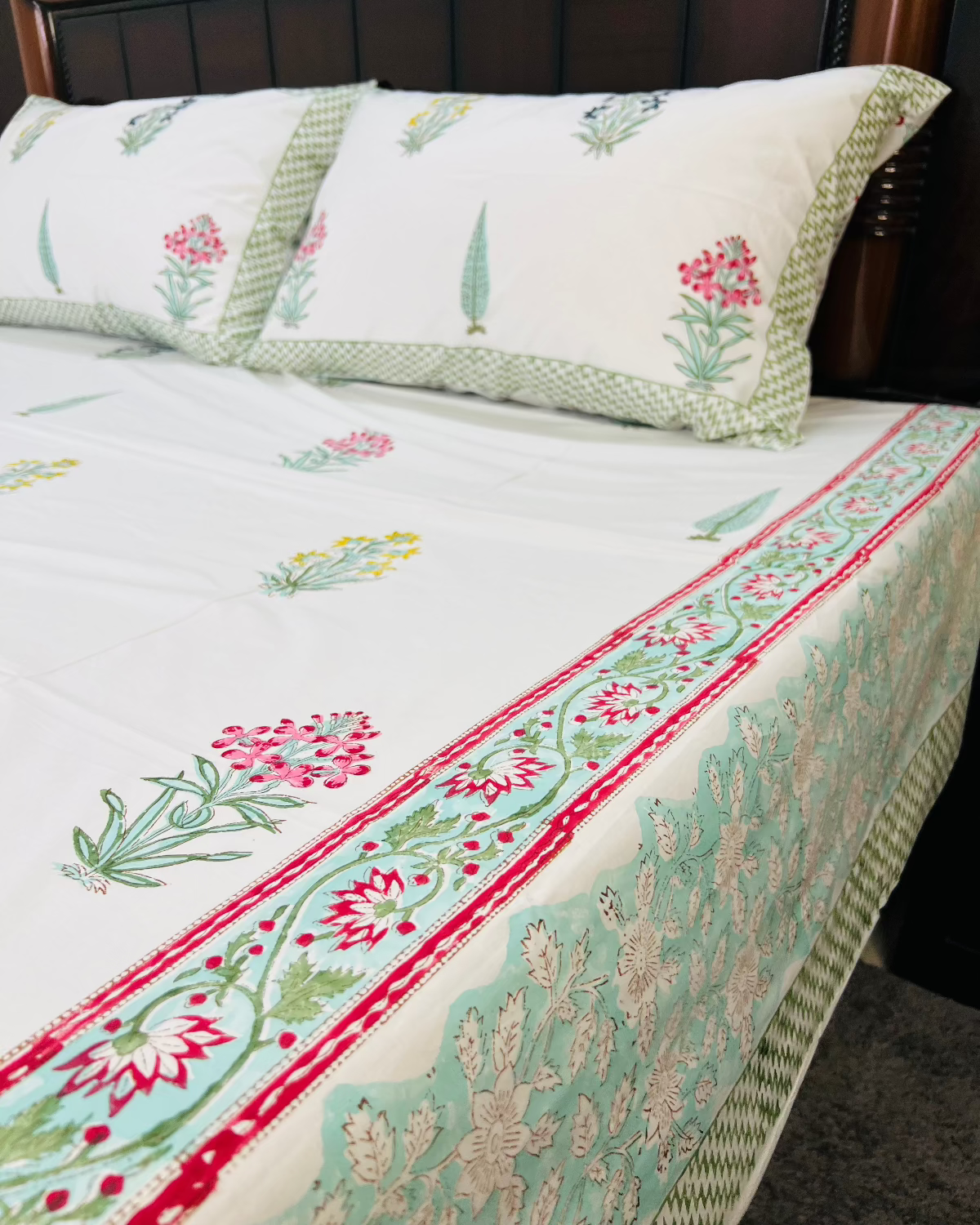 Bagh-Bahar Cotton Bedsheet Set