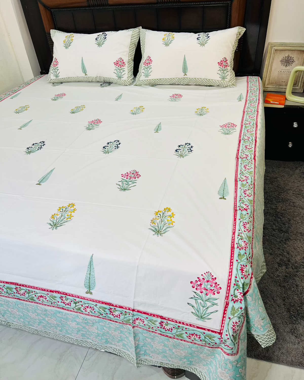 Bagh-Bahar Cotton Bedsheet Set