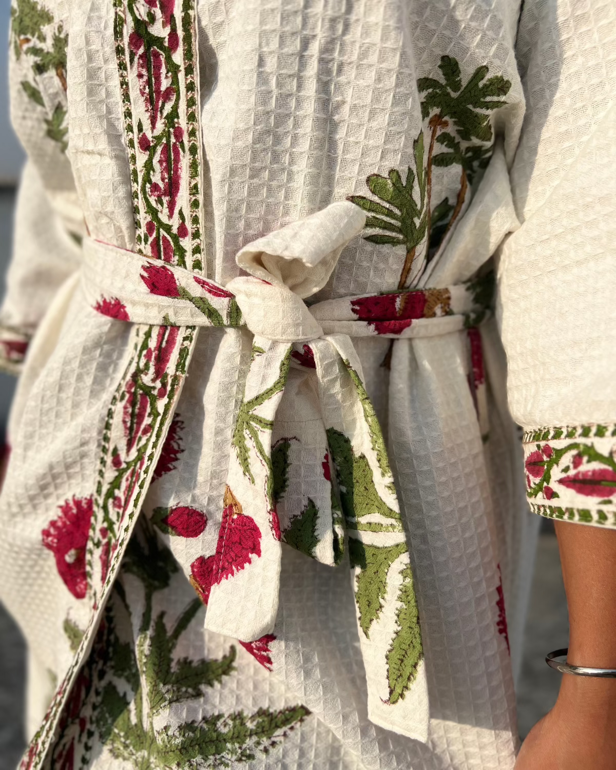 Raga Wrap Waffle Cotton Bath Robe