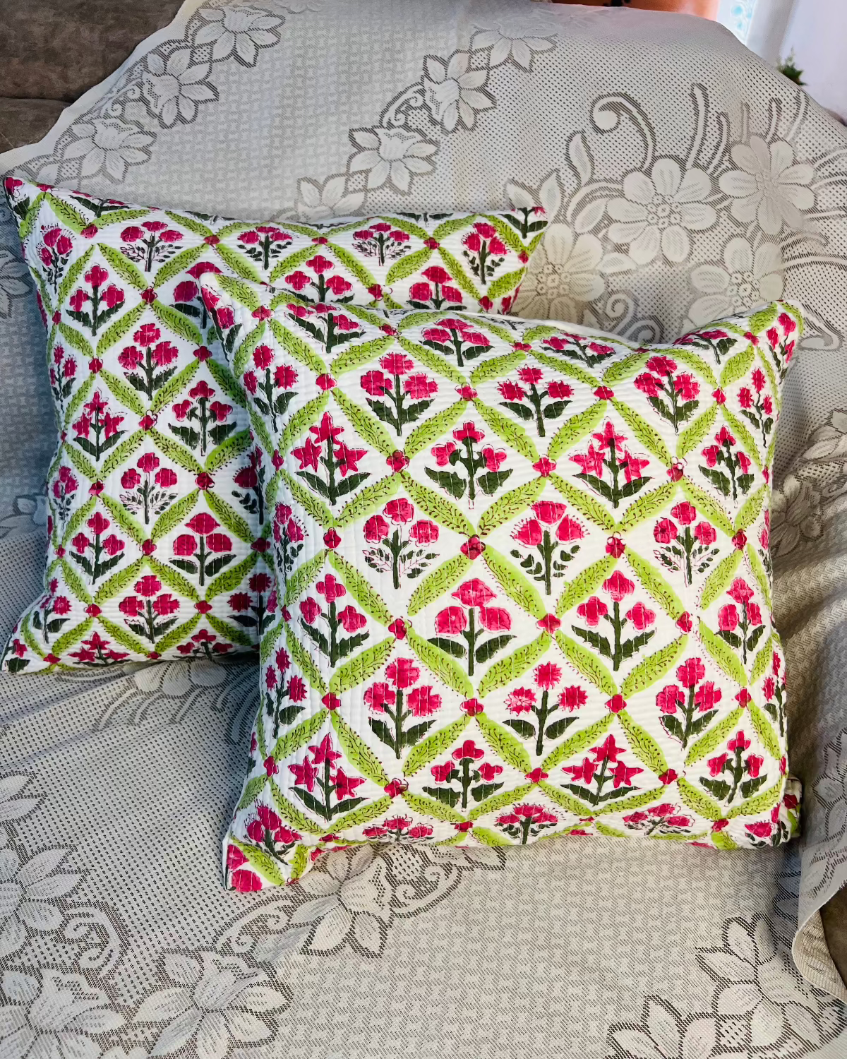 Sia Quilted Cushion Cover