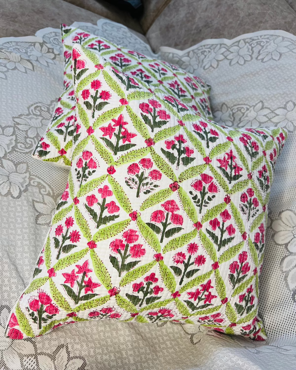 Sia Quilted Cushion Cover