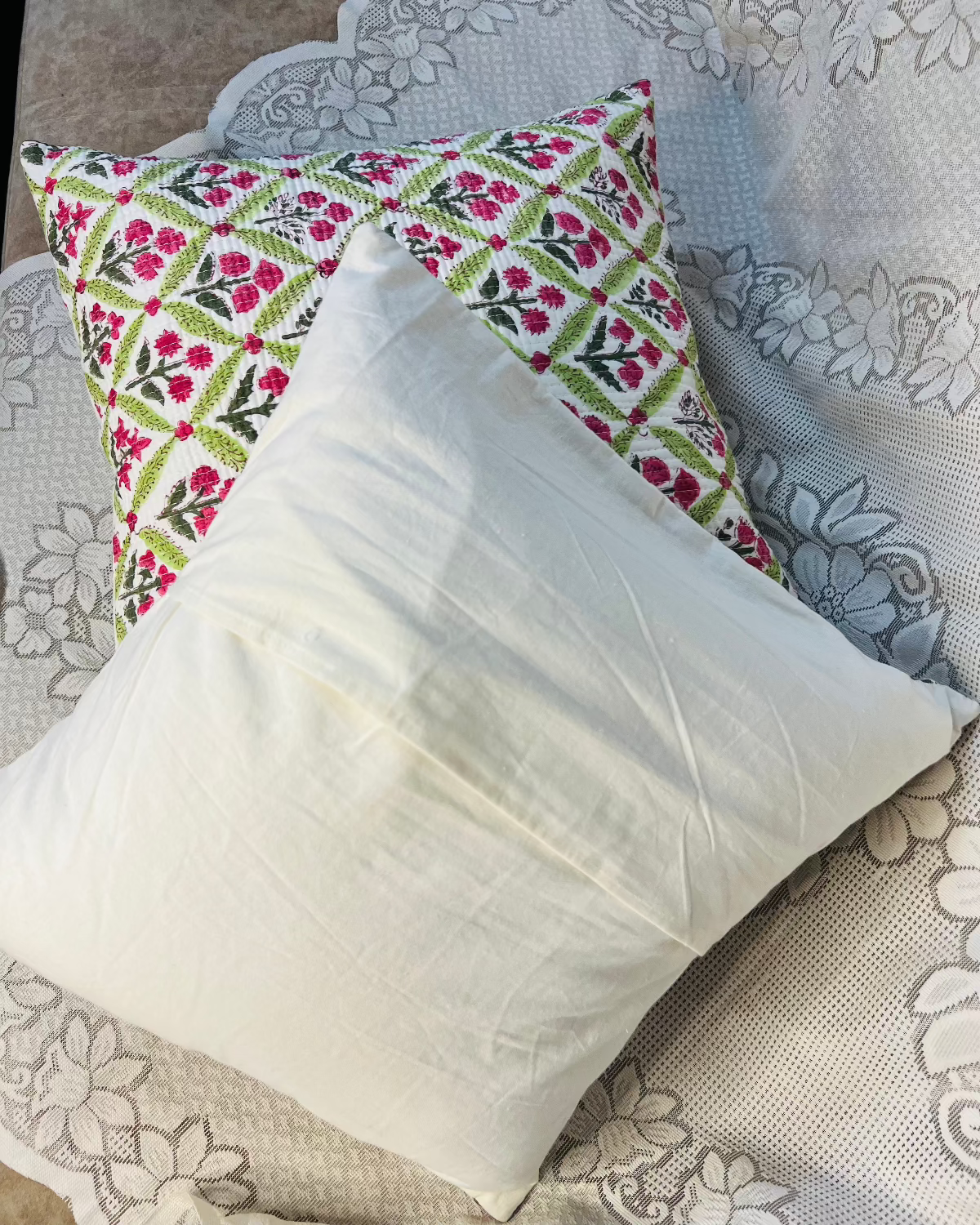 Sia Quilted Cushion Cover