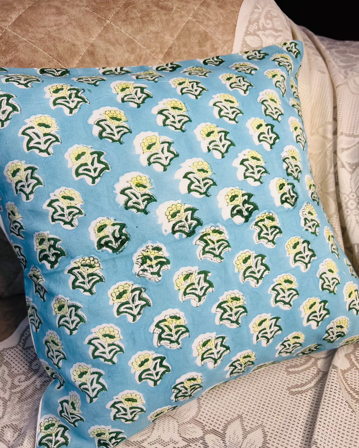 Neelam Cotton Cushion Cover