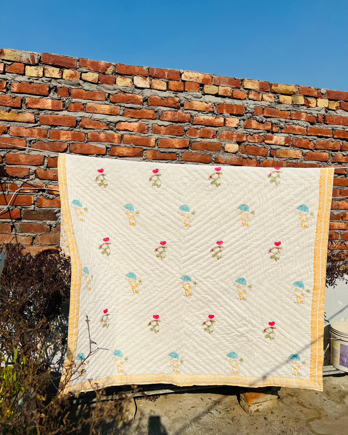 Bunny aur Bella Kids Muslin Cotton Quilt