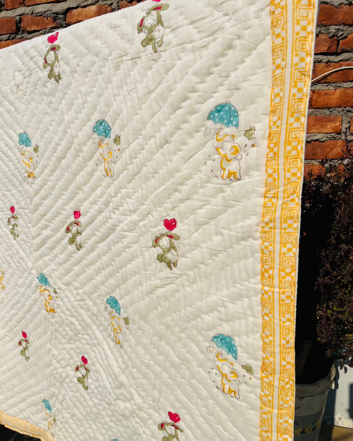 Bunny aur Bella Kids Muslin Cotton Quilt