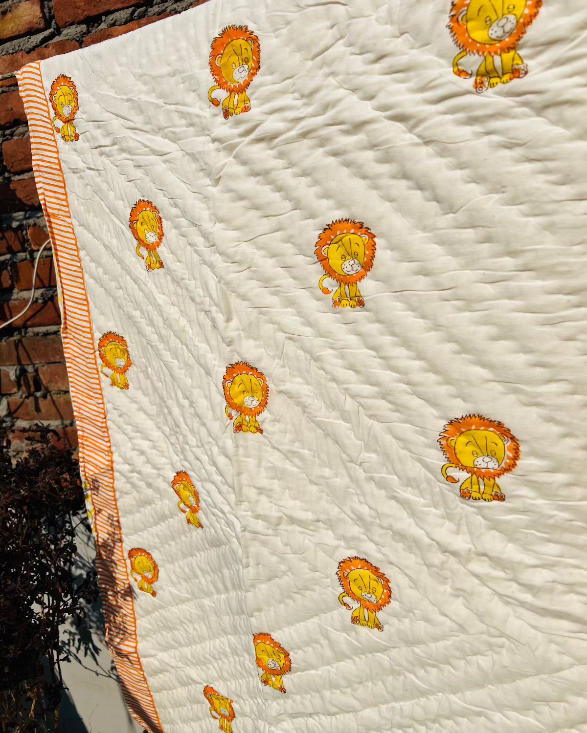 Little Lion Kids Muslin Cotton Quilt - Single