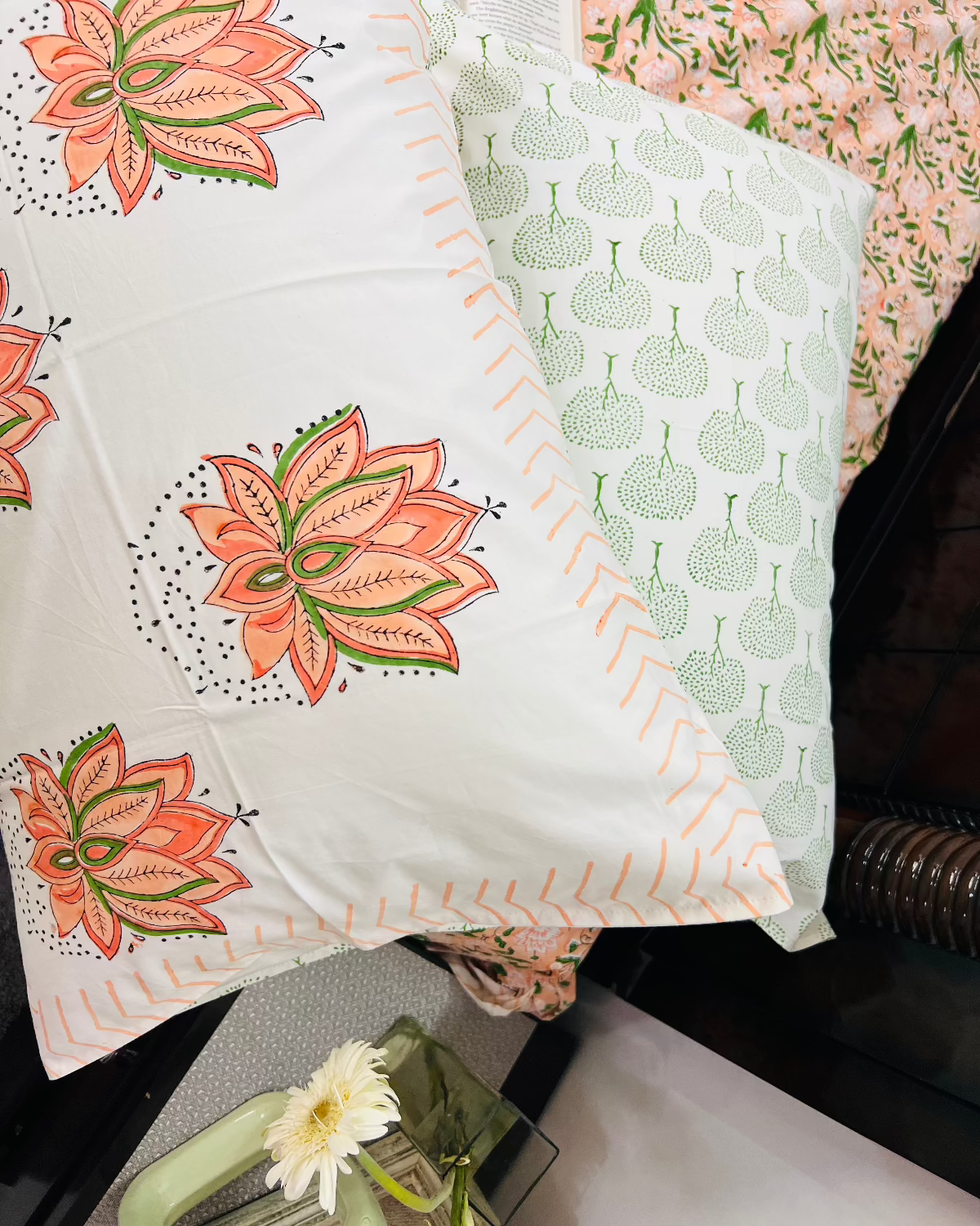 Hari Kamal Cotton Bedsheet Set