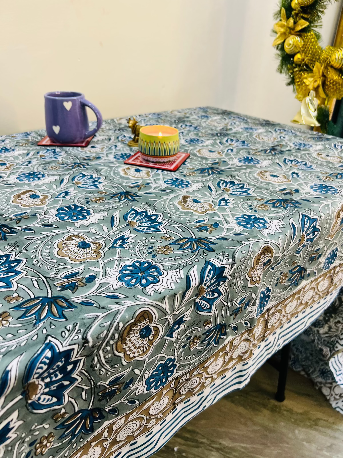 Glacia Table Cover - 8 Seater