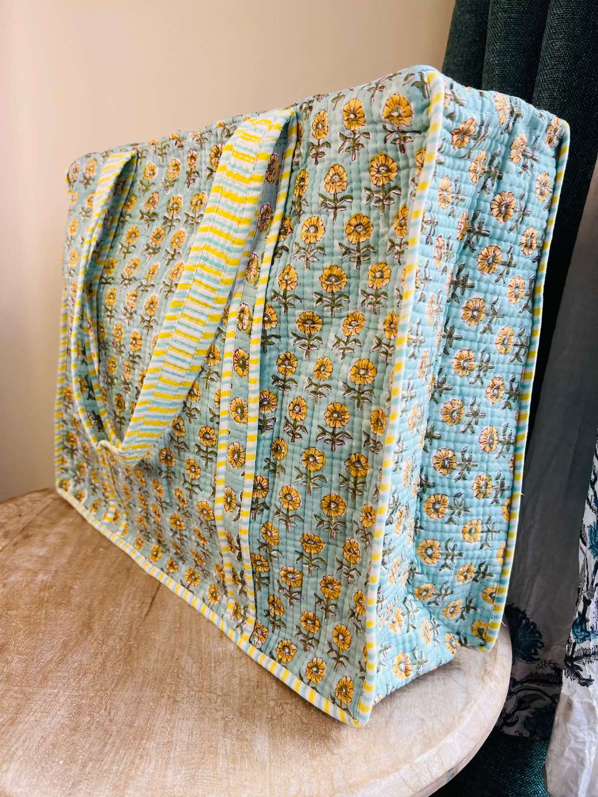 Mira Quilted Tote Bag