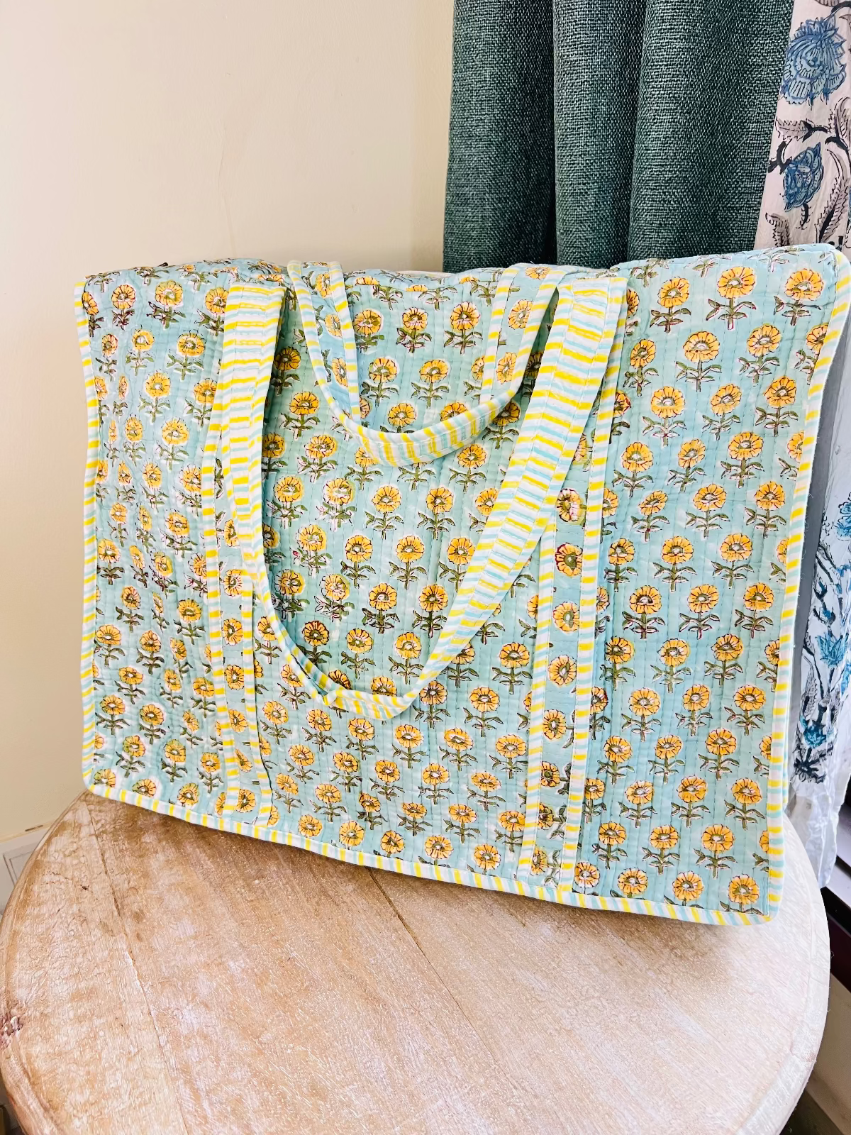 Mira Quilted Tote Bag