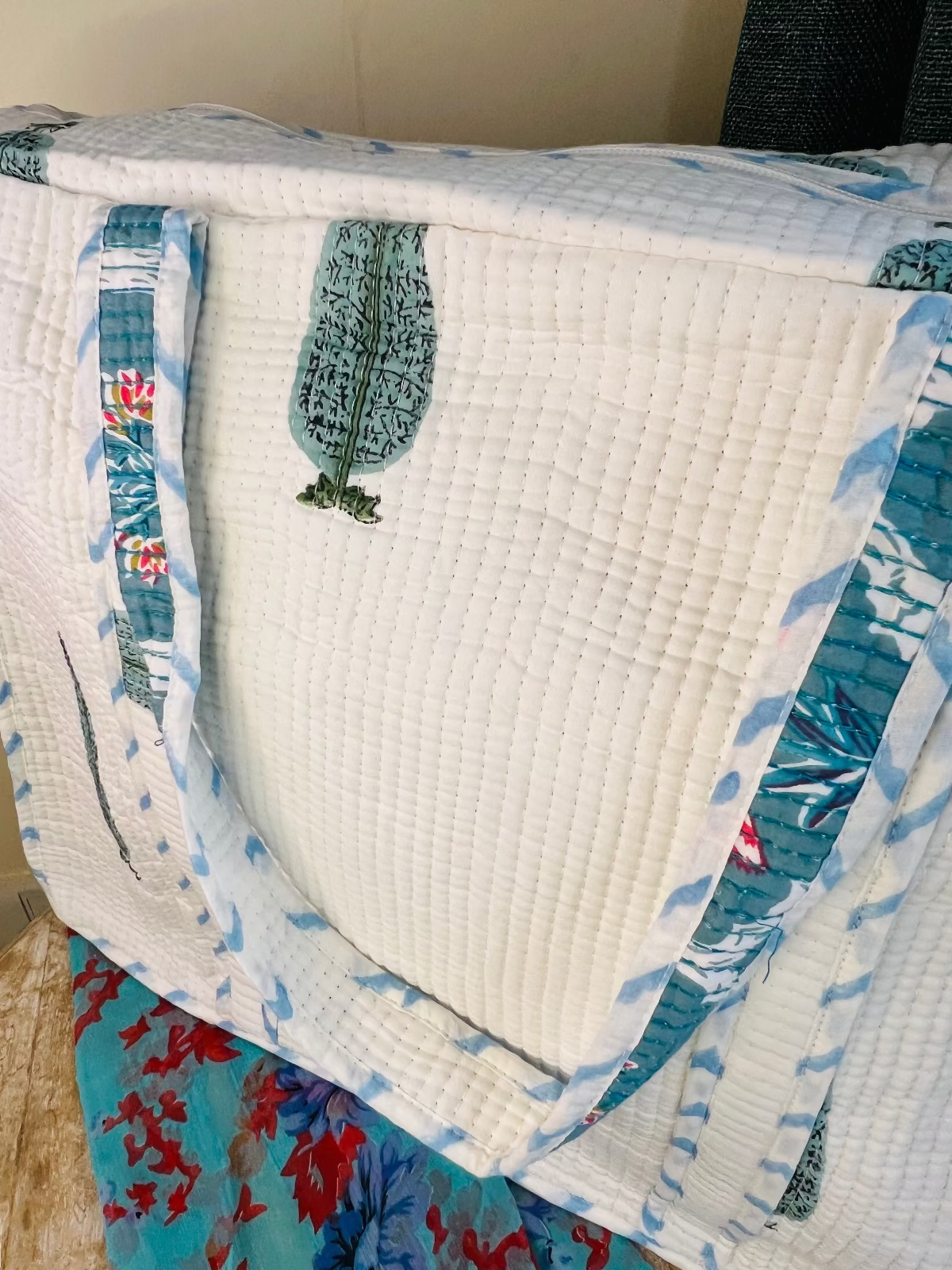 Parnika Quilted Tote Bag