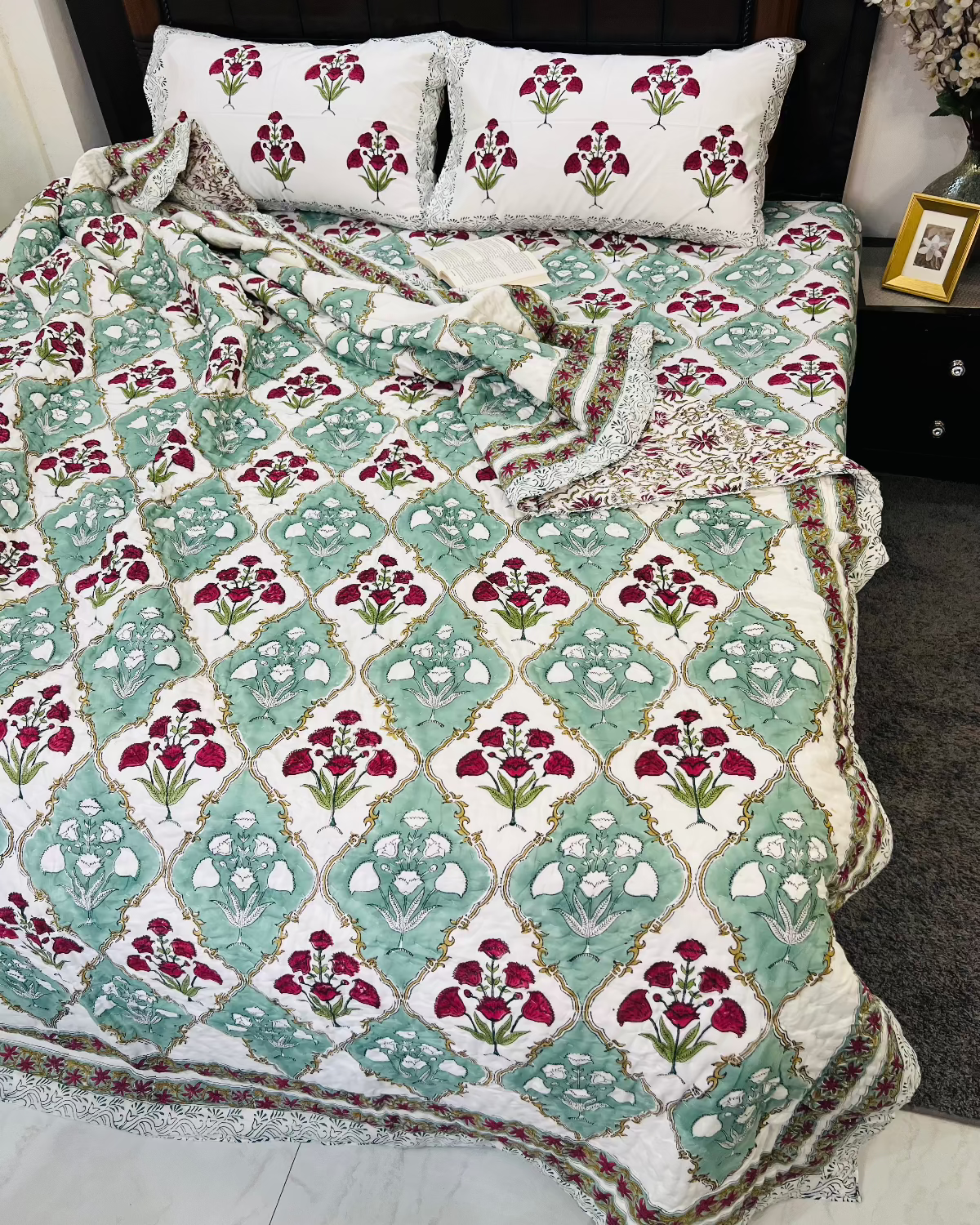 Madhuban Quilt Bedding Set