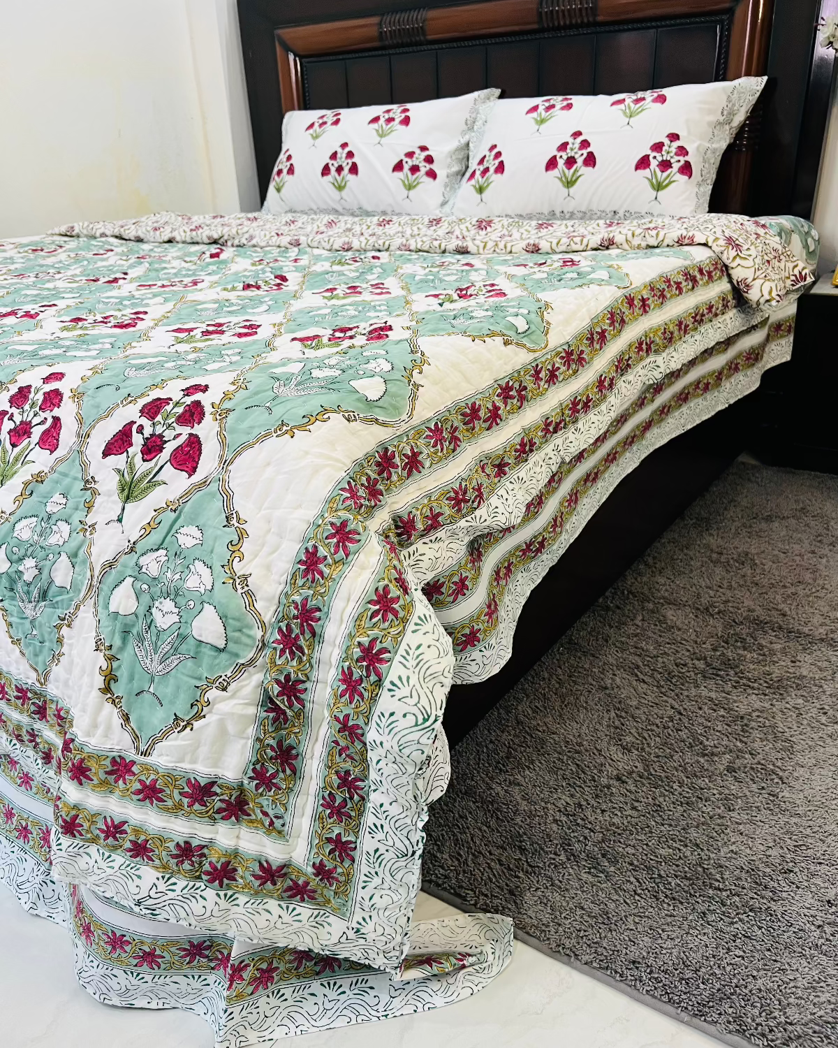 Madhuban Quilt Bedding Set