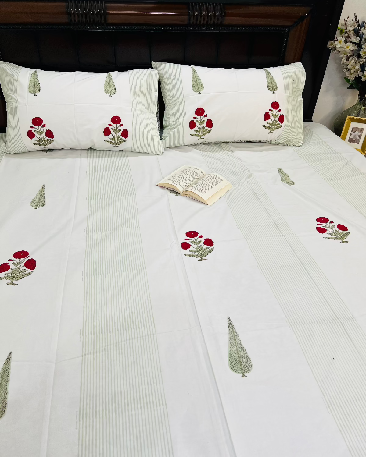Rajputana Bloom Cotton Bedsheet Set