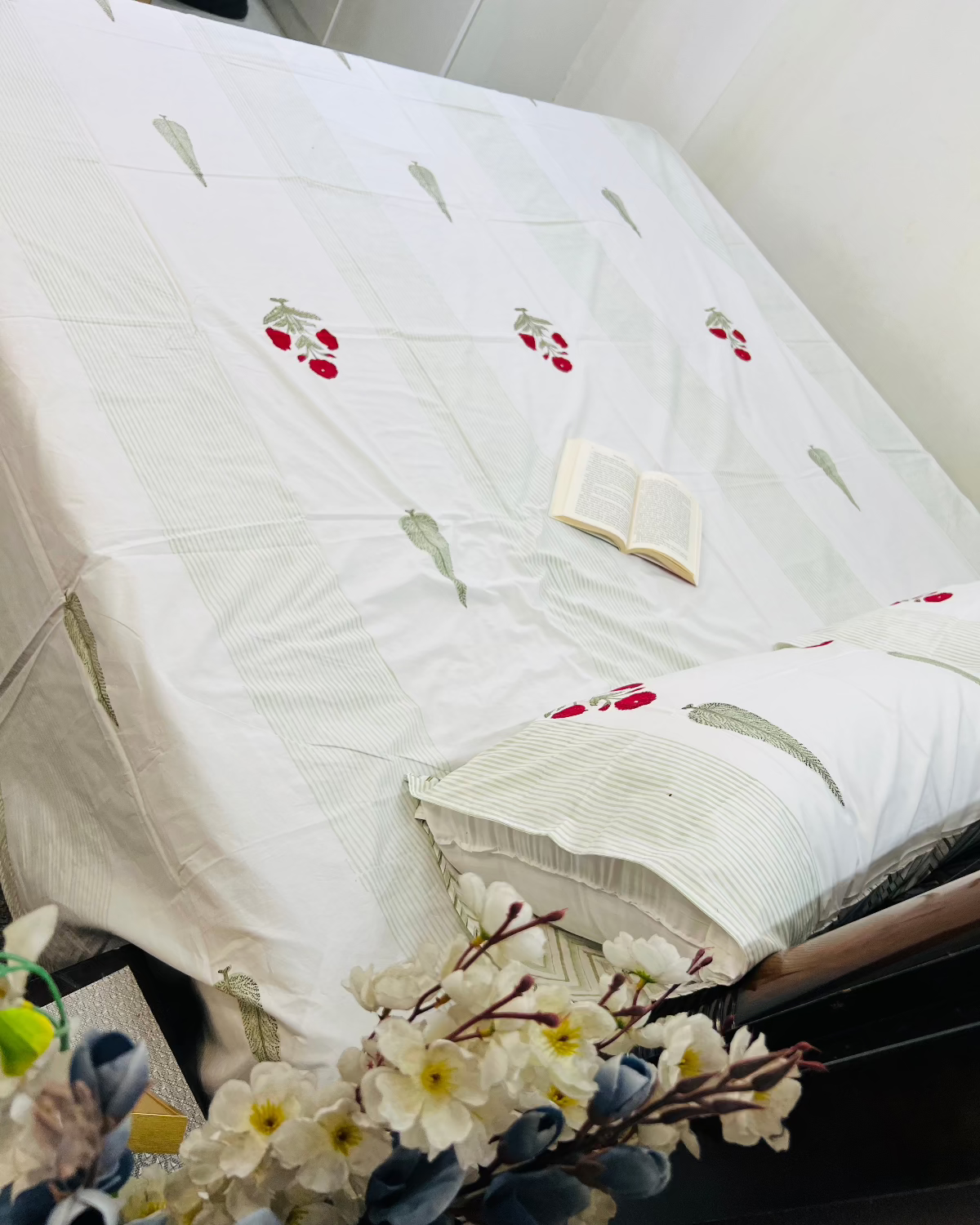 Rajputana Bloom Cotton Bedsheet Set