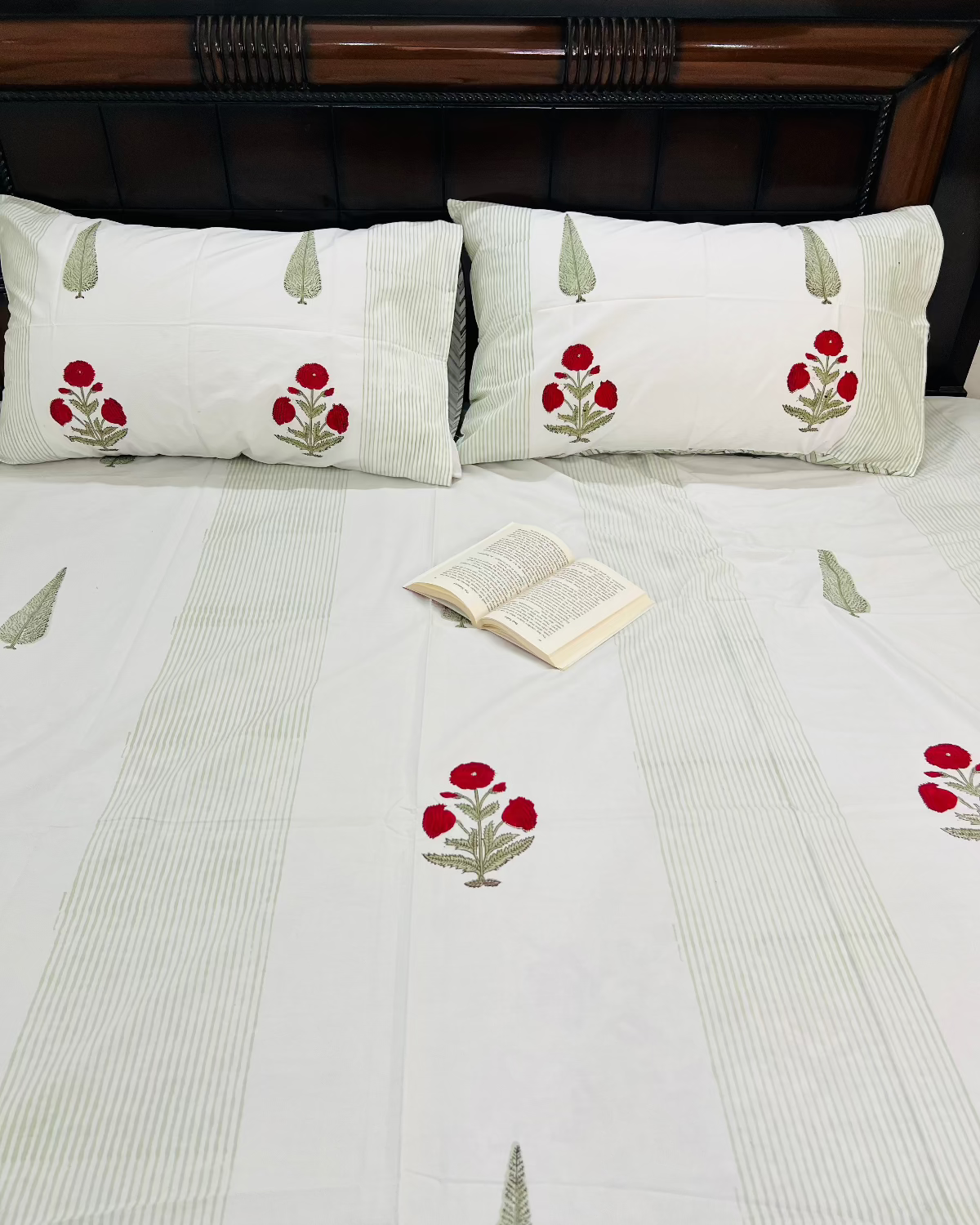 Rajputana Bloom Cotton Bedsheet Set