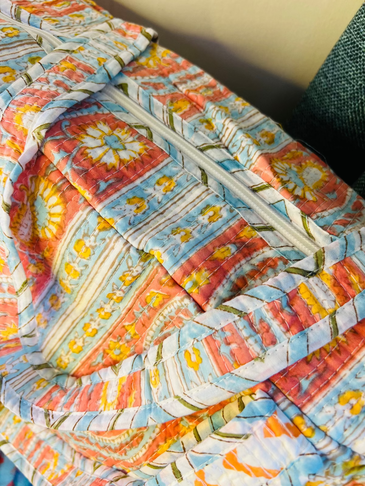 Desert Dye Quilted Tote Bag