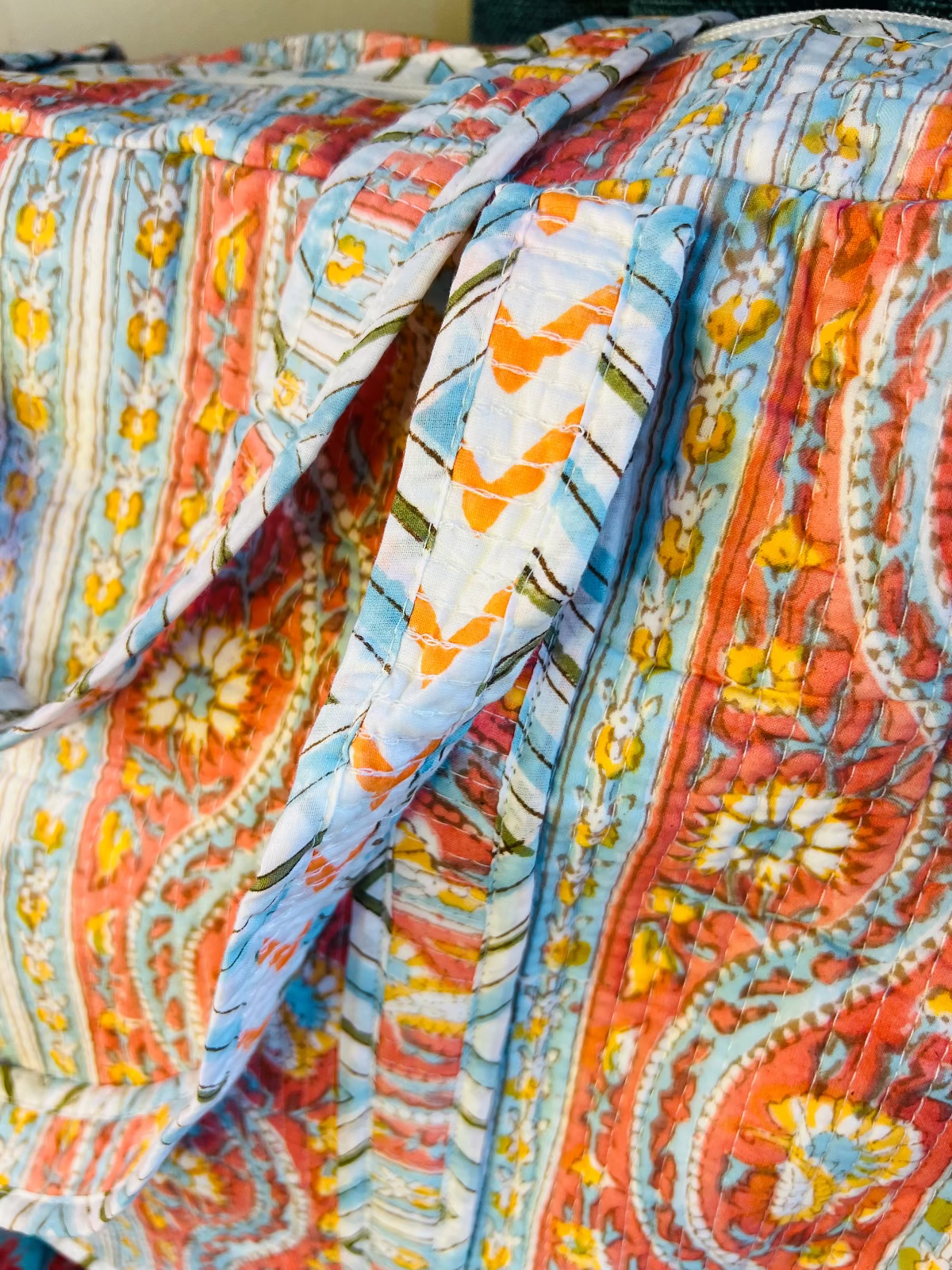 Desert Dye Quilted Tote Bag