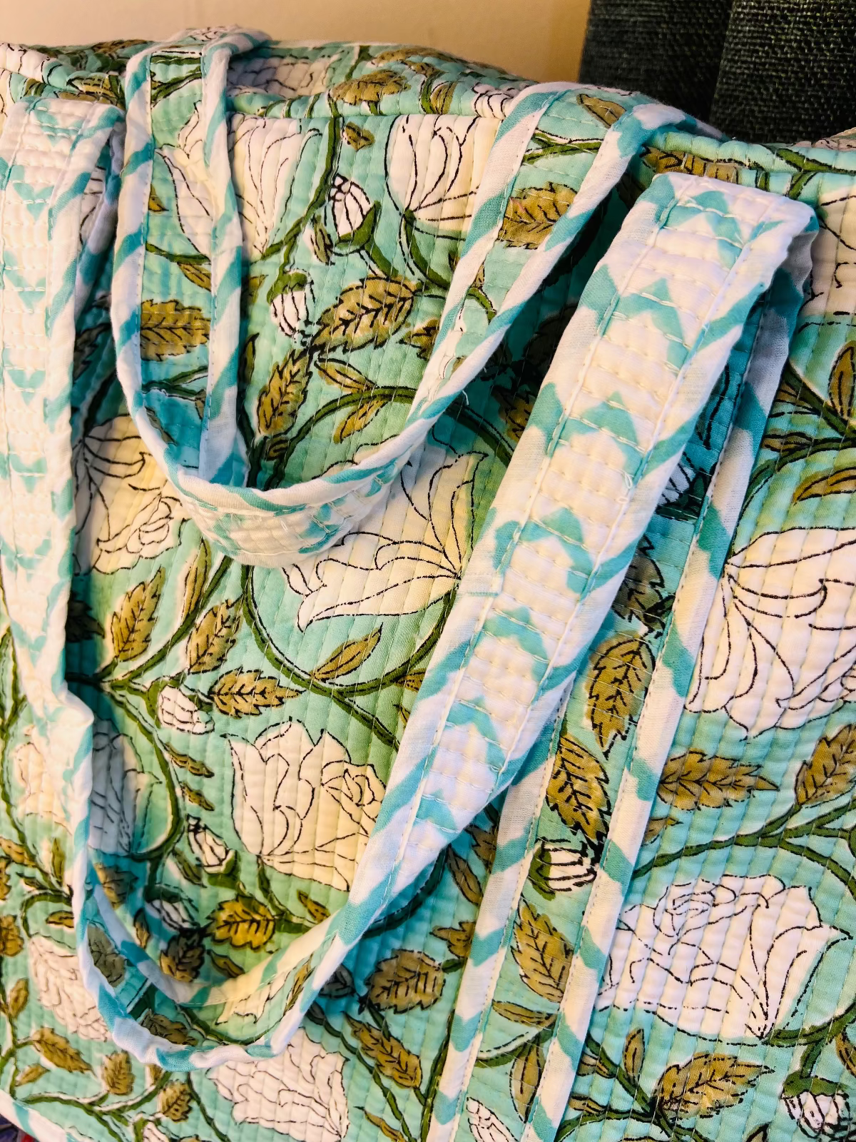 Sumnika Quilted Tote Bag