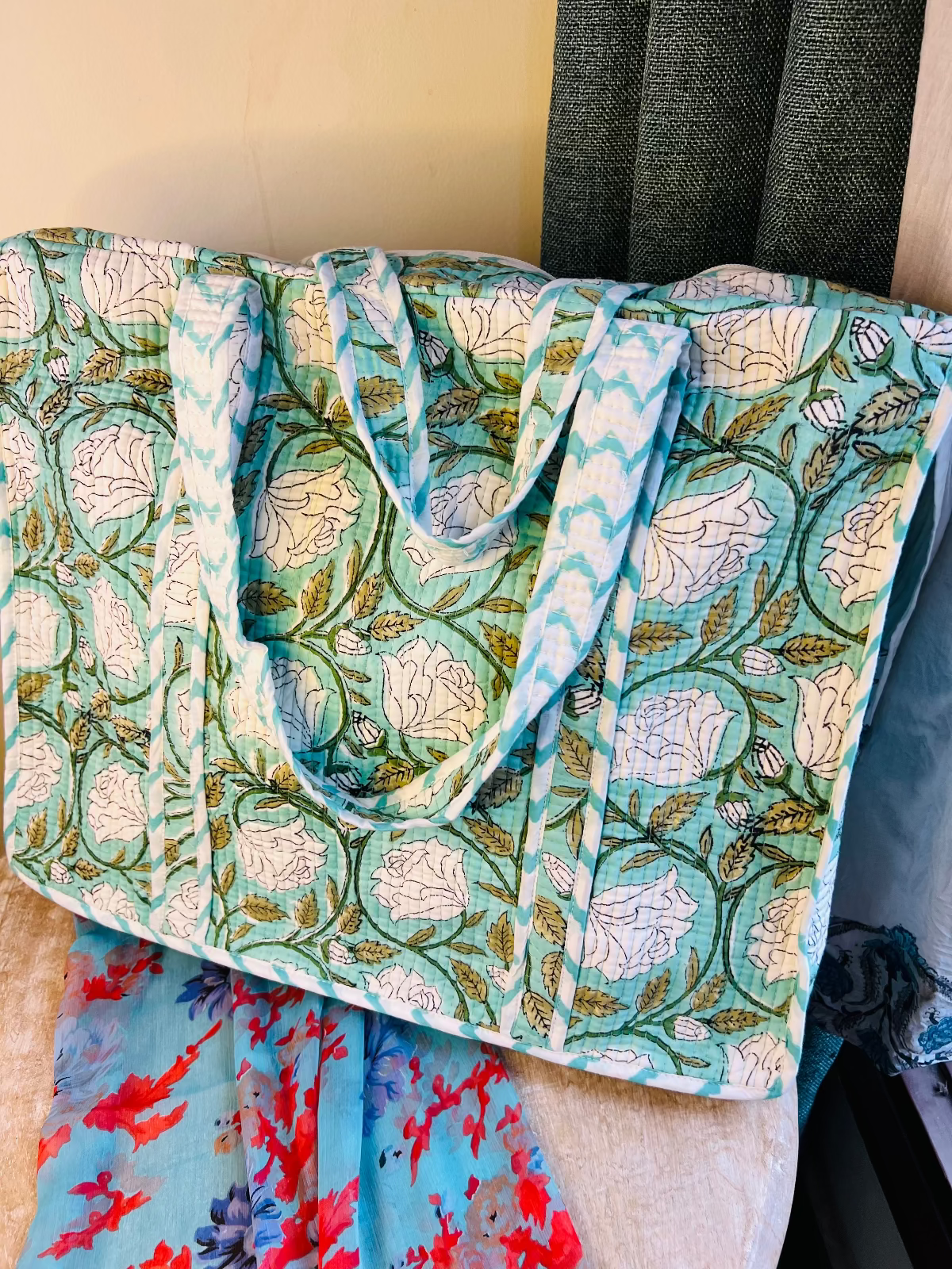 Sumnika Quilted Tote Bag