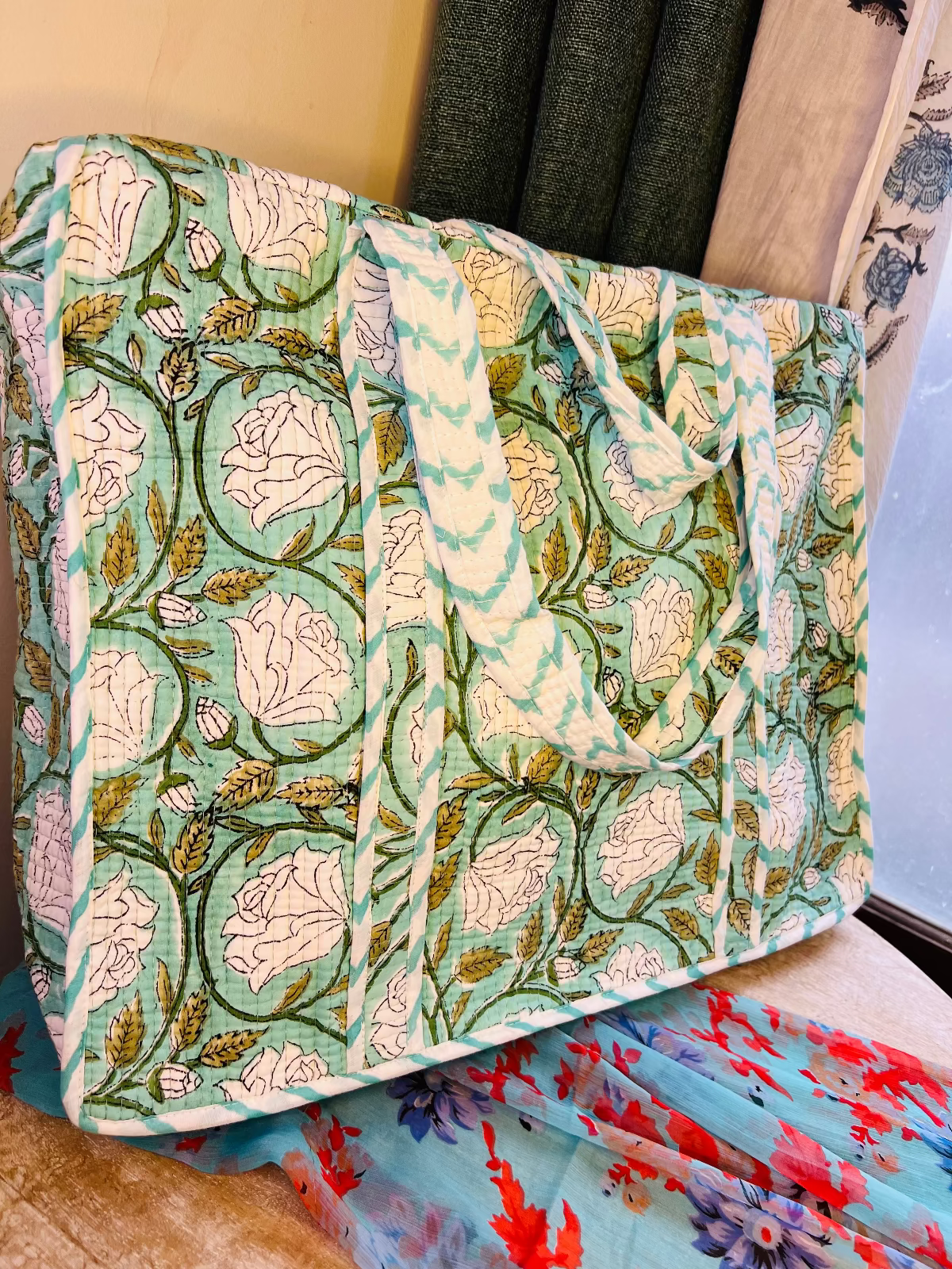 Sumnika Quilted Tote Bag