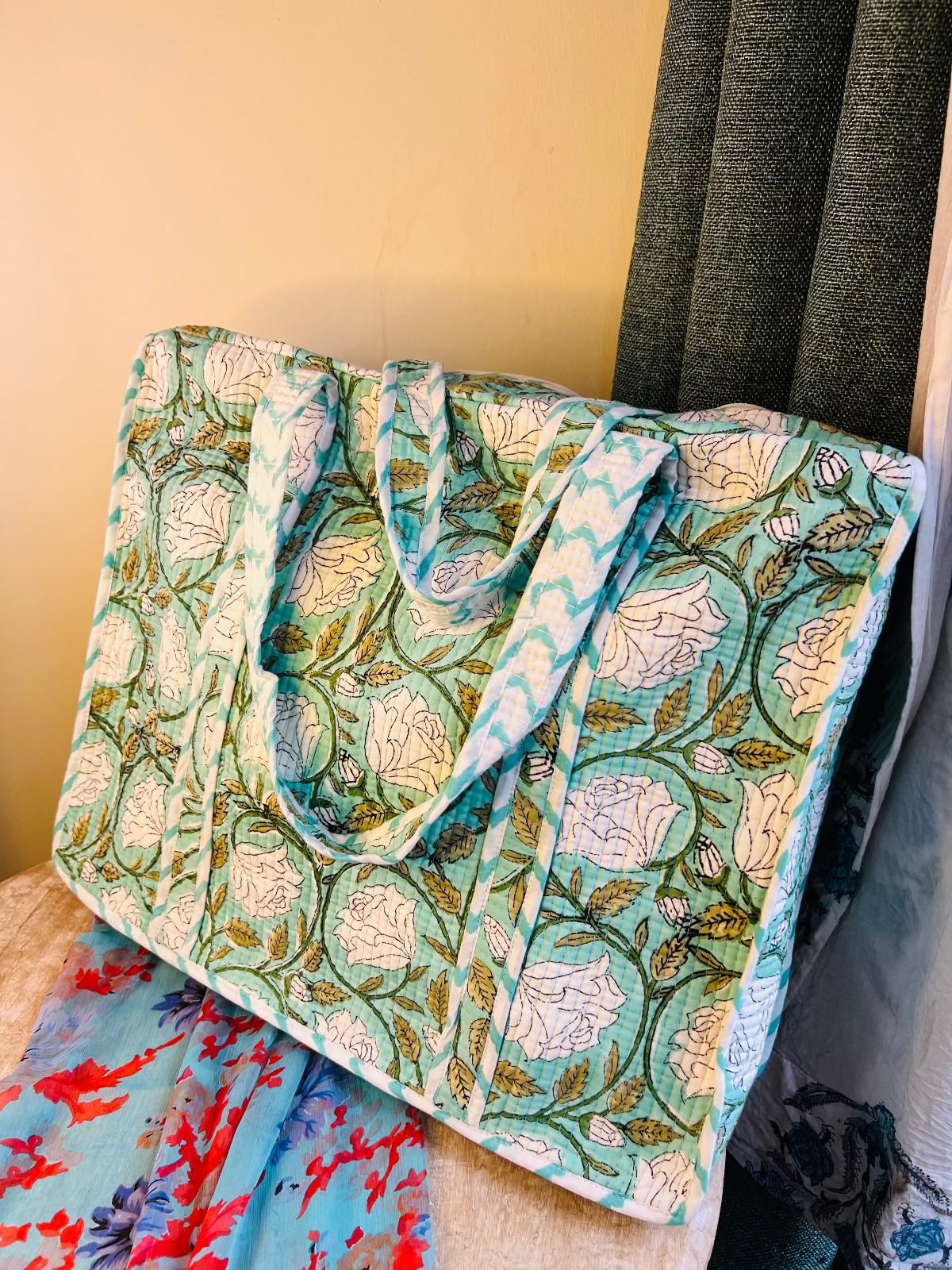 Sumnika Quilted Tote Bag