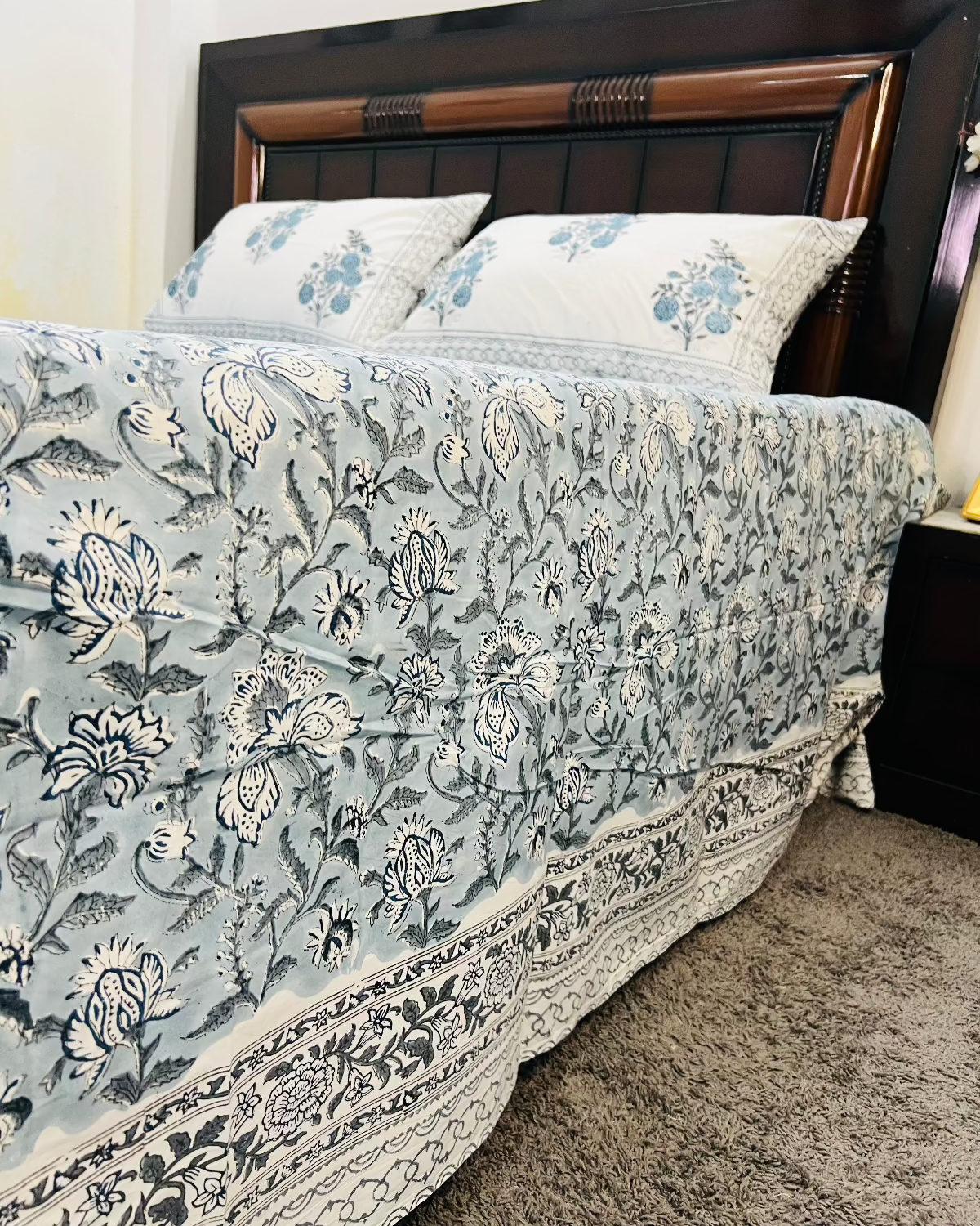 Mehraab bloom Cotton Bedsheet Set