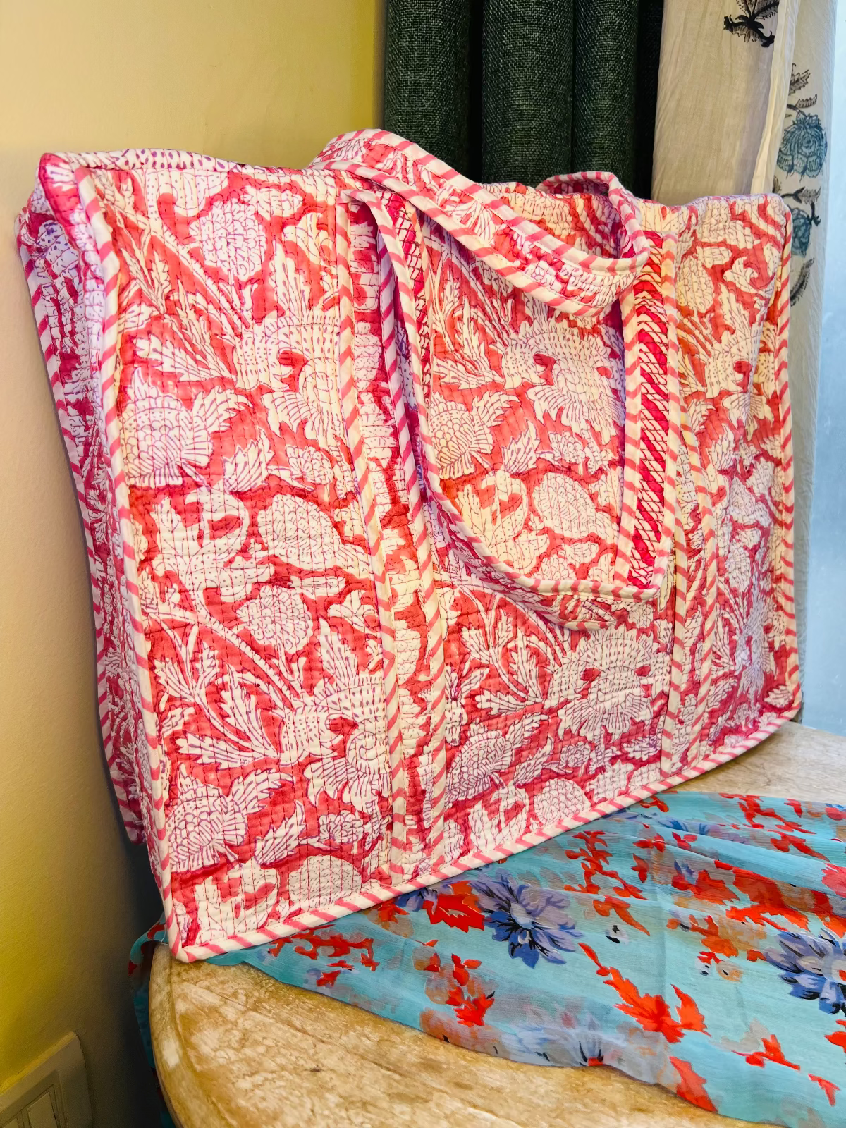 Aradhya Quilted Tote Bag