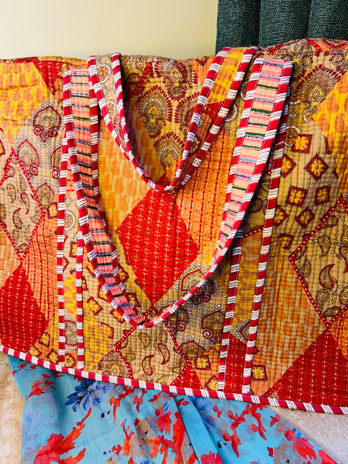 Arya Quilted Tote Bag