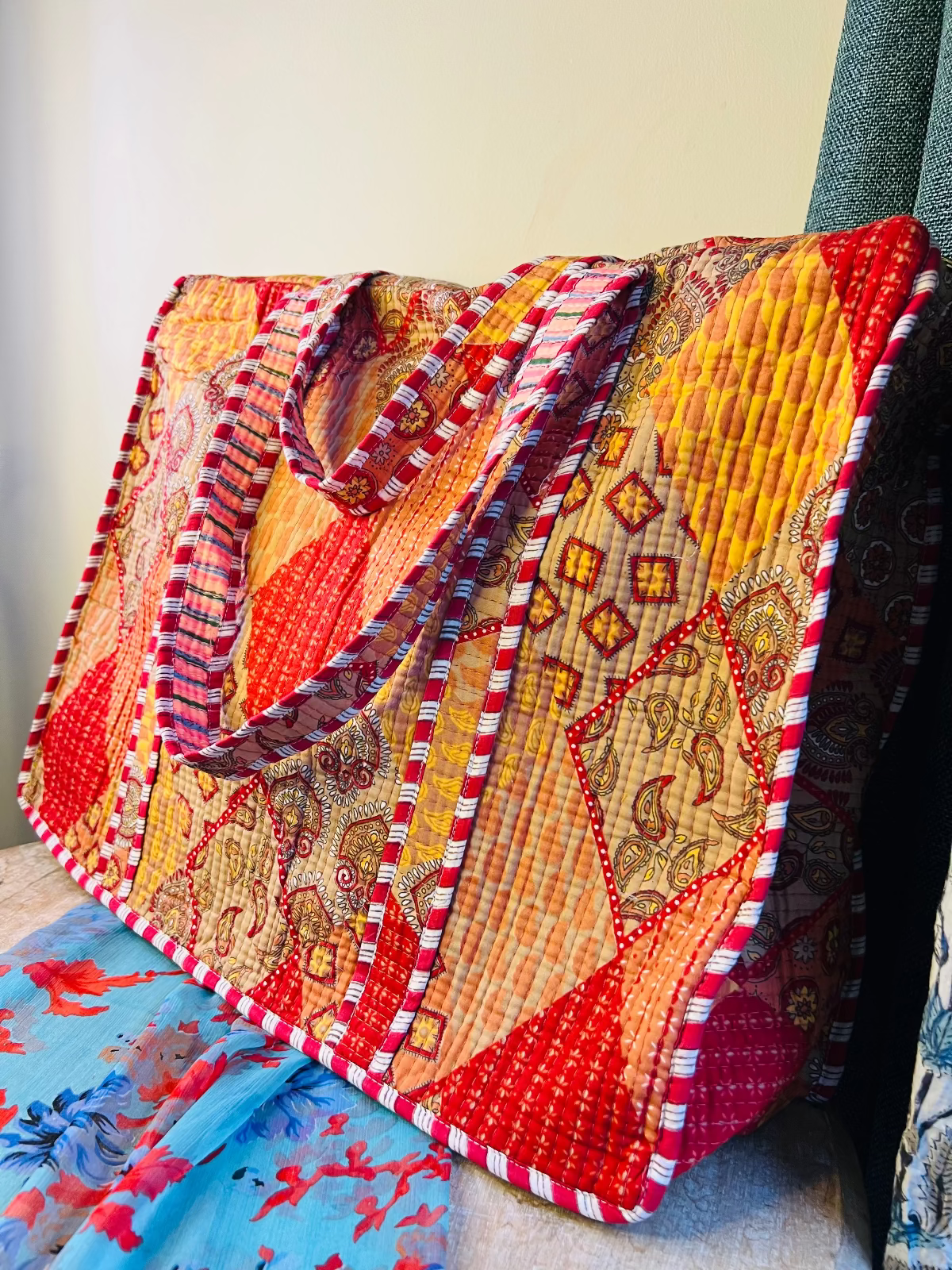 Arya Quilted Tote Bag