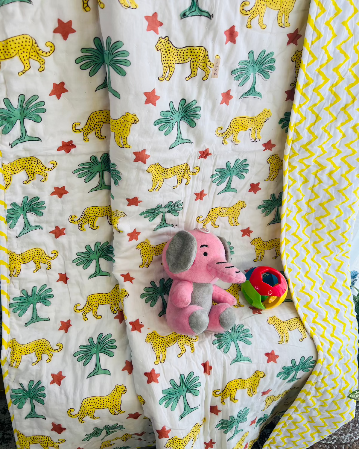 Jungle Jamboree Kids Muslin Cotton Quilt