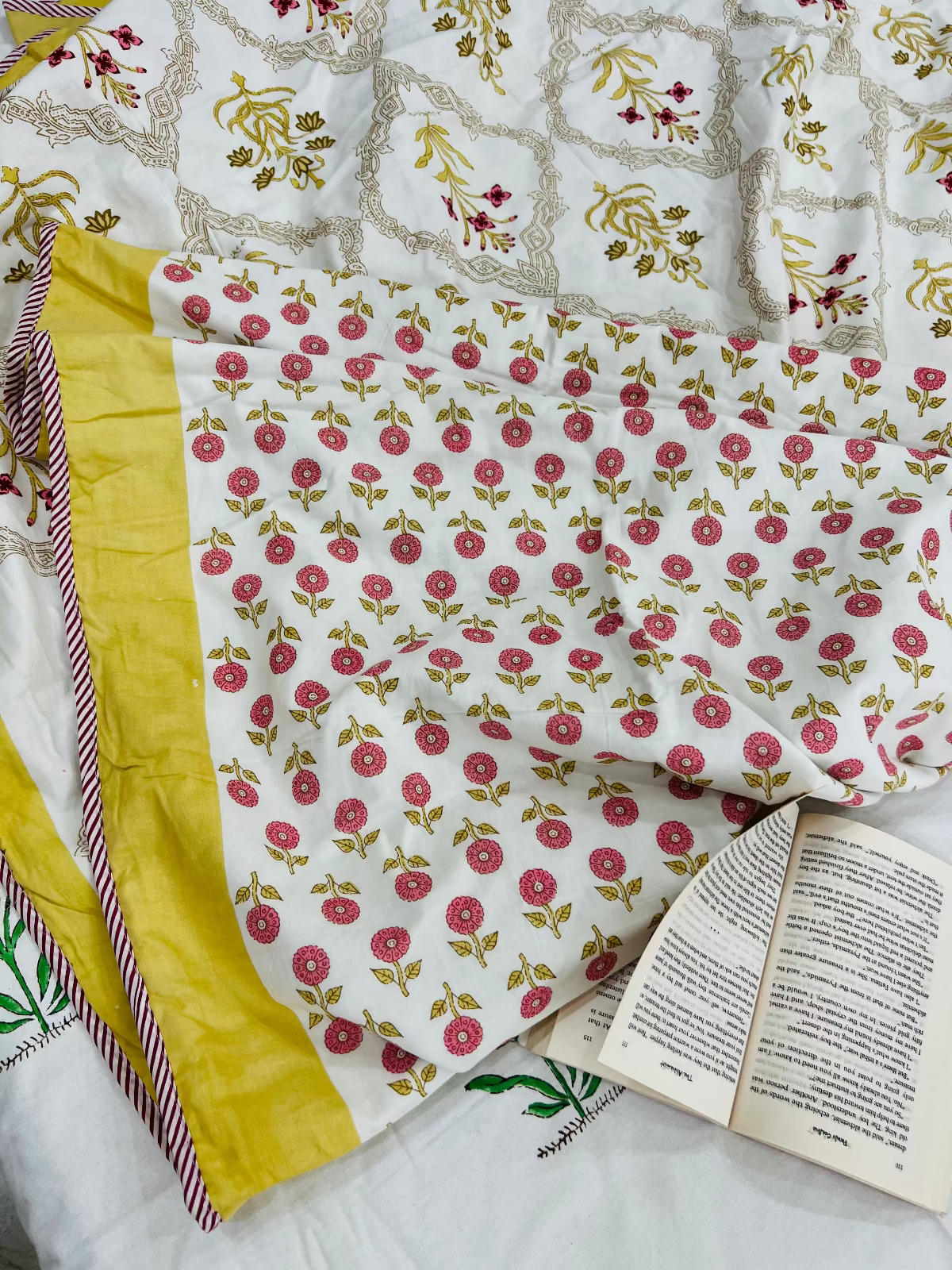 Sunehri Cotton Muslin Dohar
