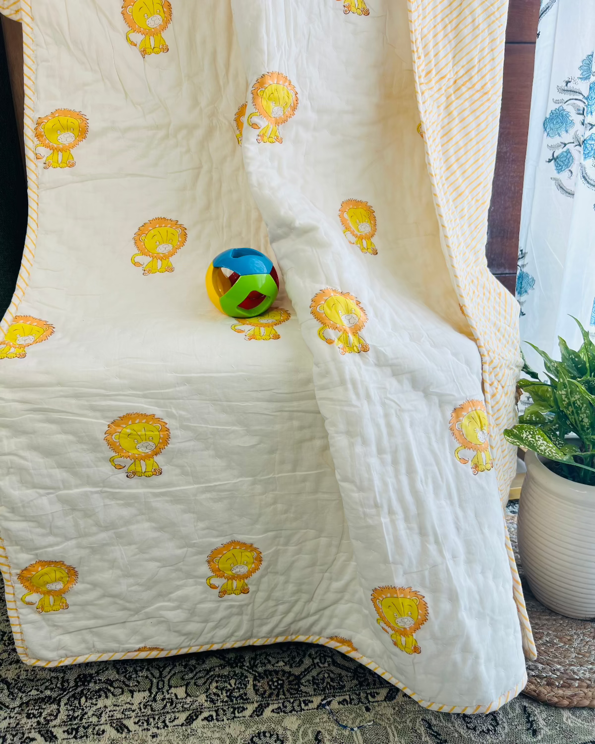 Little Lion Kids Muslin Cotton Quilt