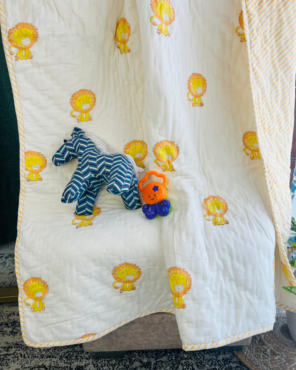Little Lion Kids Muslin Cotton Quilt