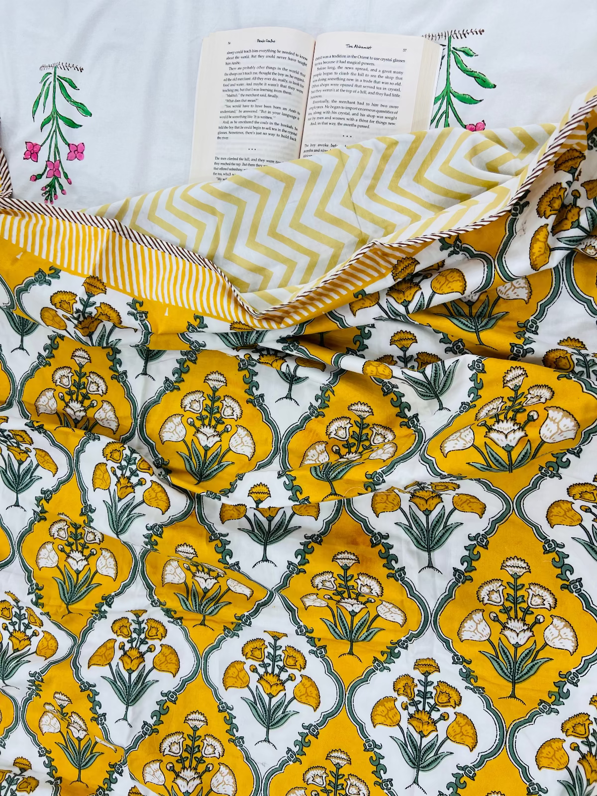 Yellow Mellow Cotton Muslin Dohar