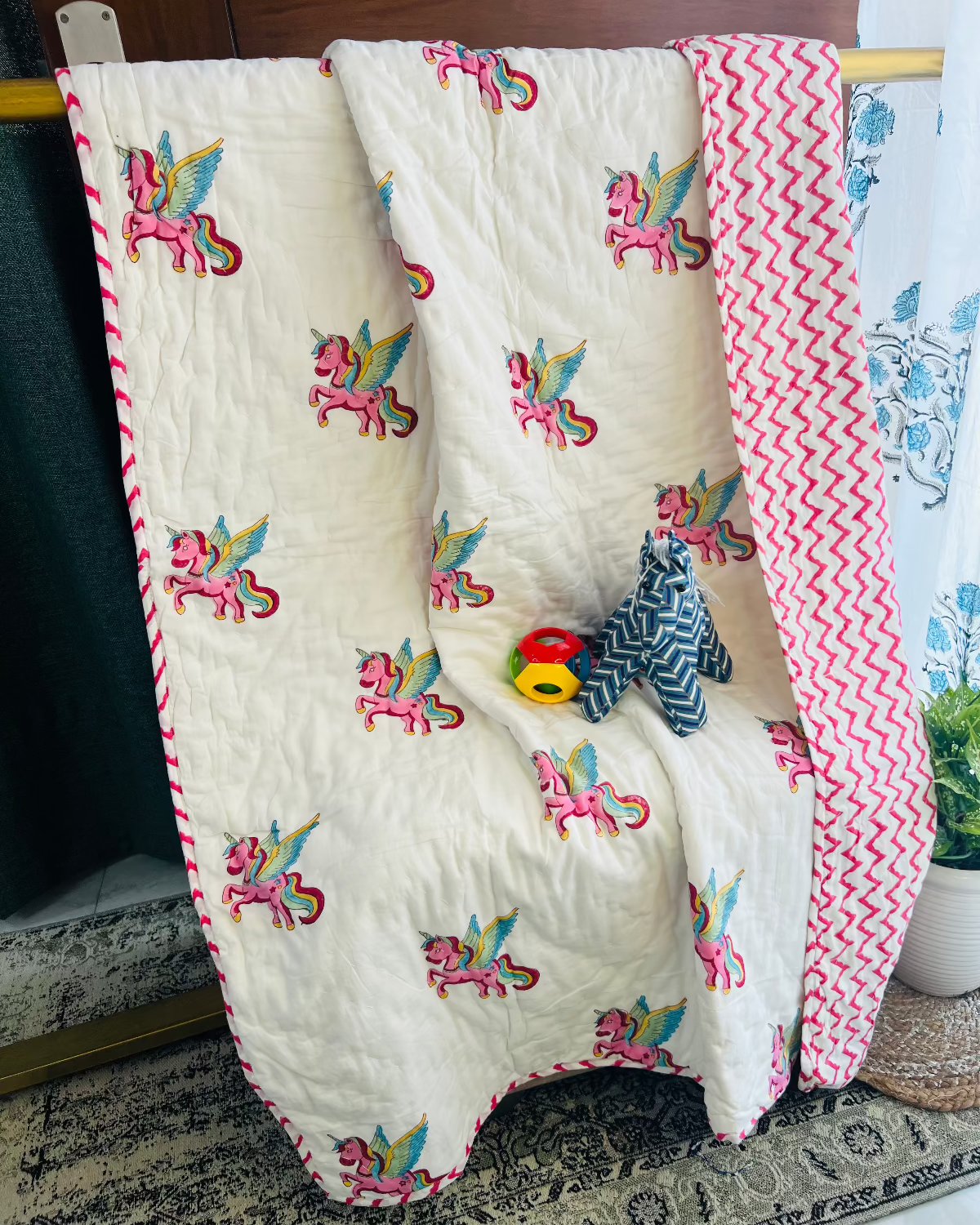 Twinkle Tales Kids Muslin Cotton Quilt