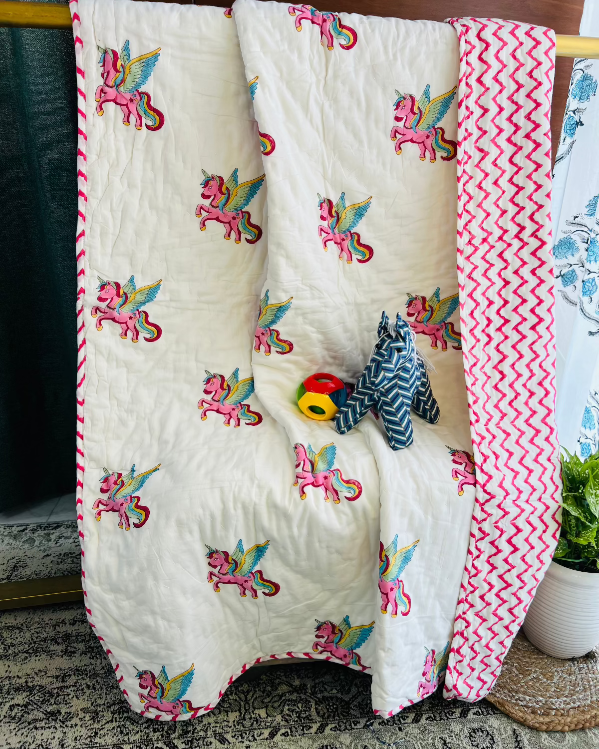 Twinkle Tales Kids Muslin Cotton Quilt