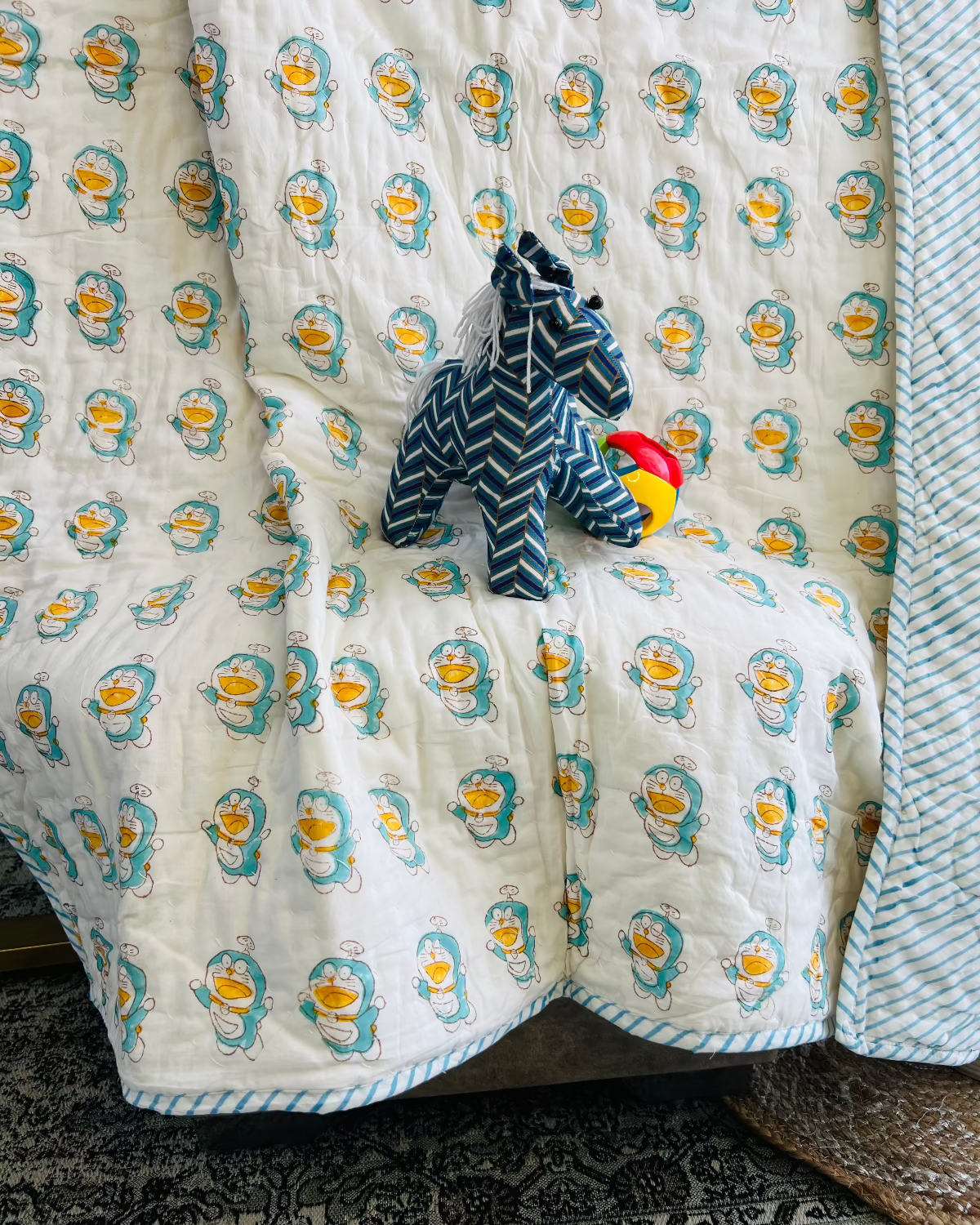 Doraemon Kids Muslin Cotton Quilt