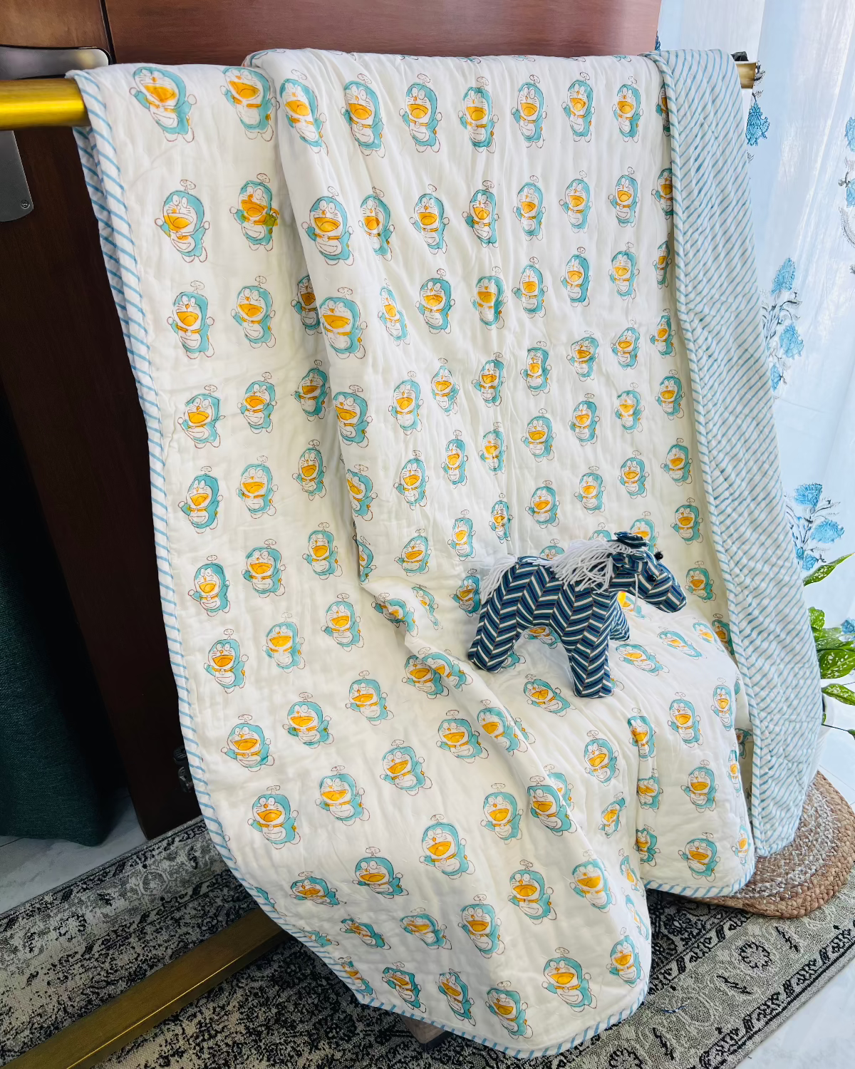 Doraemon Kids Muslin Cotton Quilt