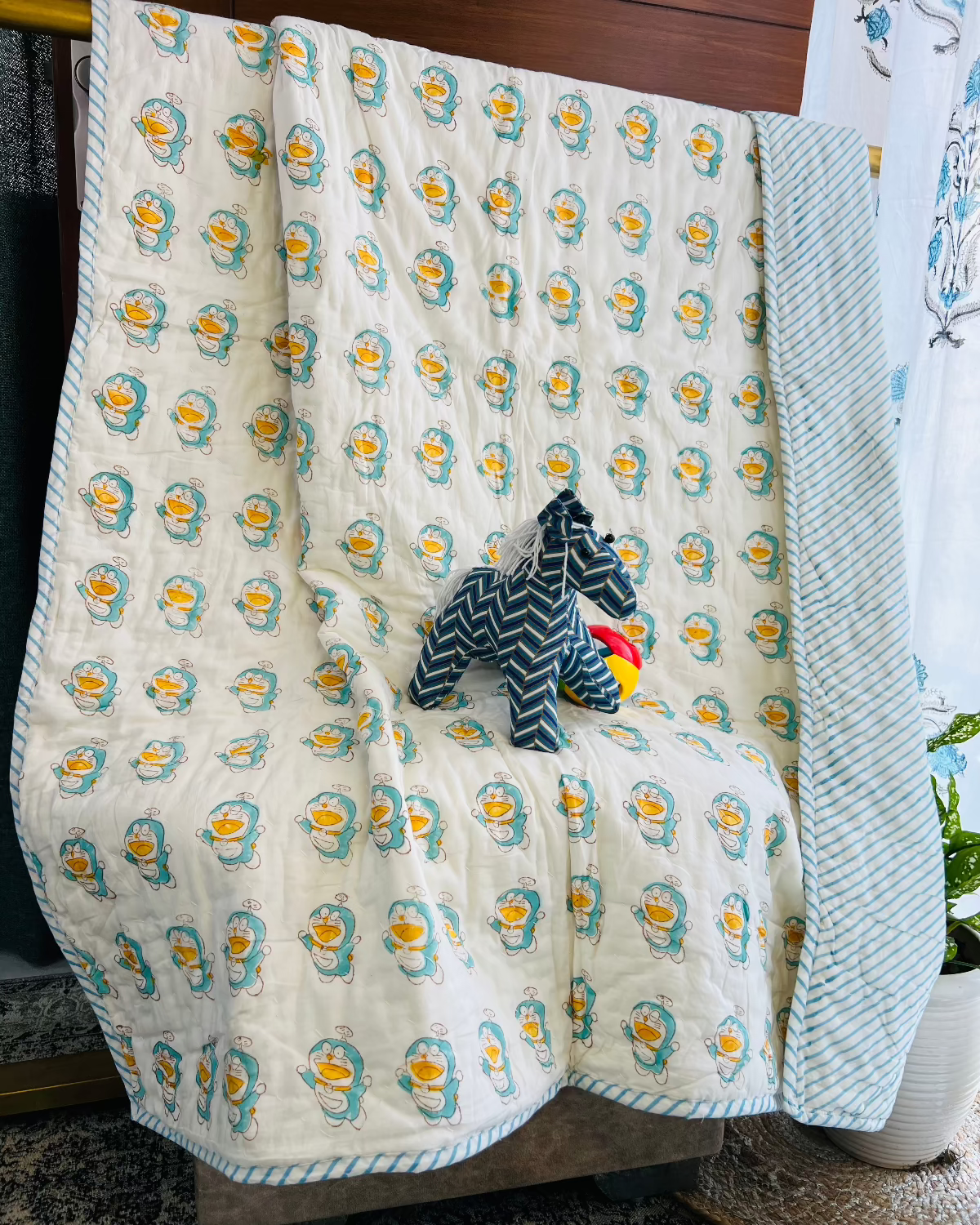 Doraemon Kids Muslin Cotton Quilt