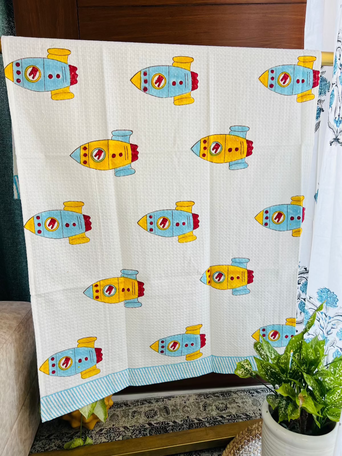 To the Moon Kids Bath Towel