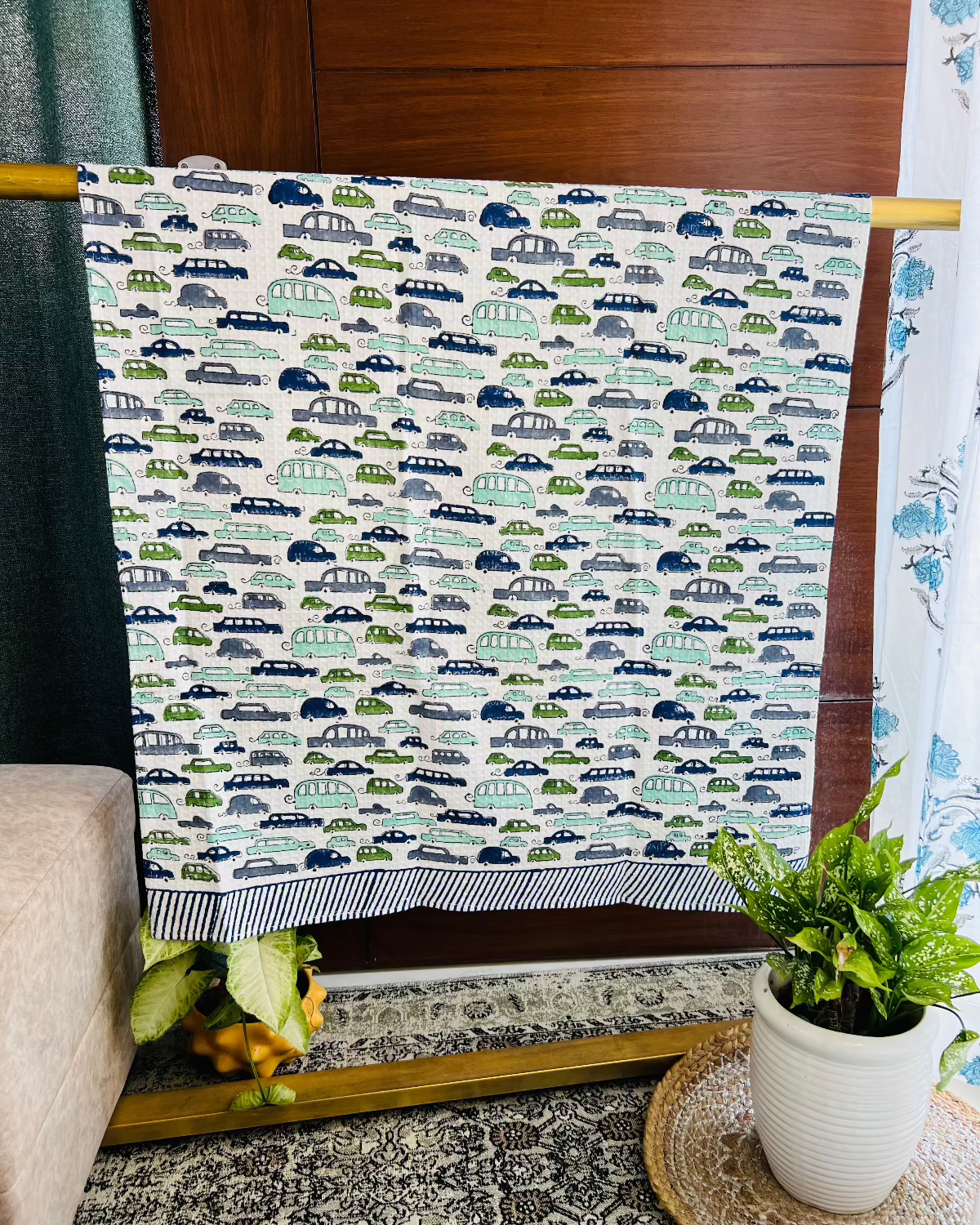 Traffic Jam Kids Bath Towel