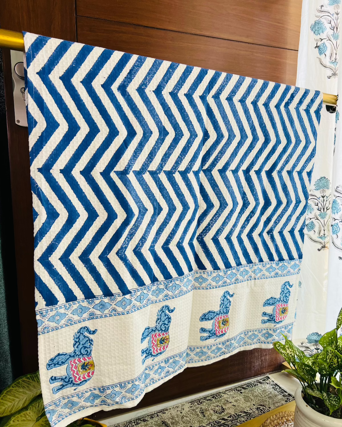 Neela Hathi Bath Towel