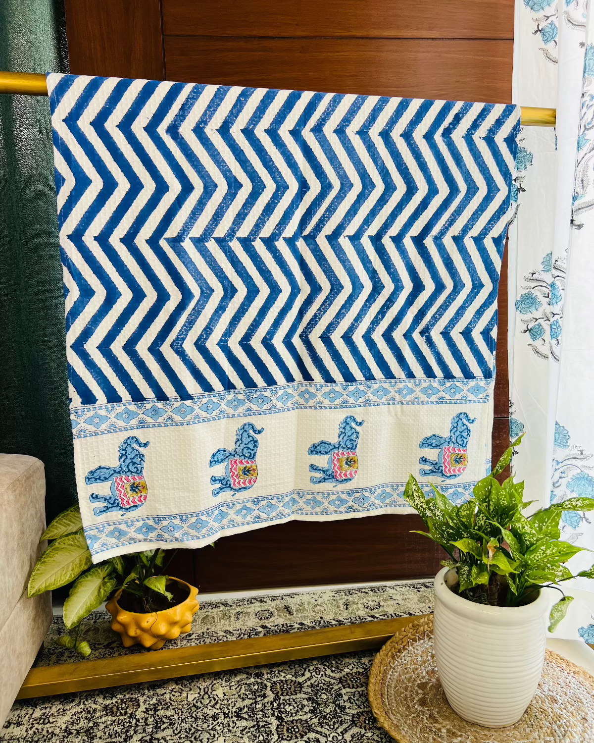 Neela Hathi Bath Towel